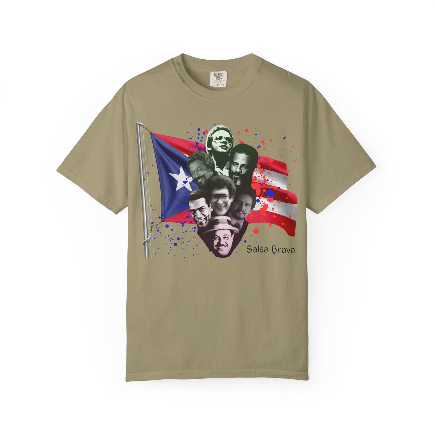 Salsa Brava T-Shirt, Vibrant Puerto Rican Pride Shirt, Gift for Salsa Lovers, Unisex Festival Tee, Caribbean Culture Apparel