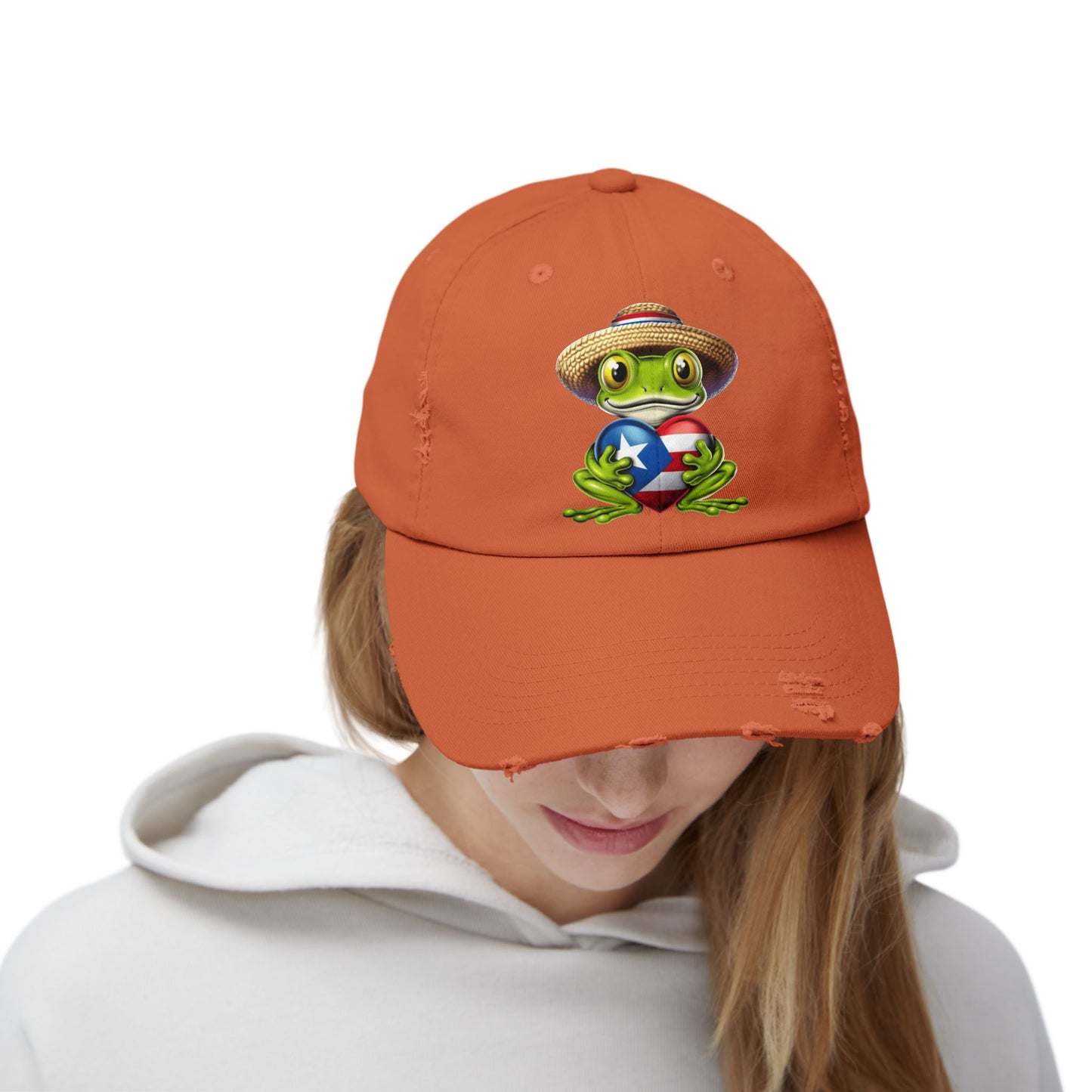 Borinquen Style: Puerto Rican Heritage Hats Unisex Distressed Cap