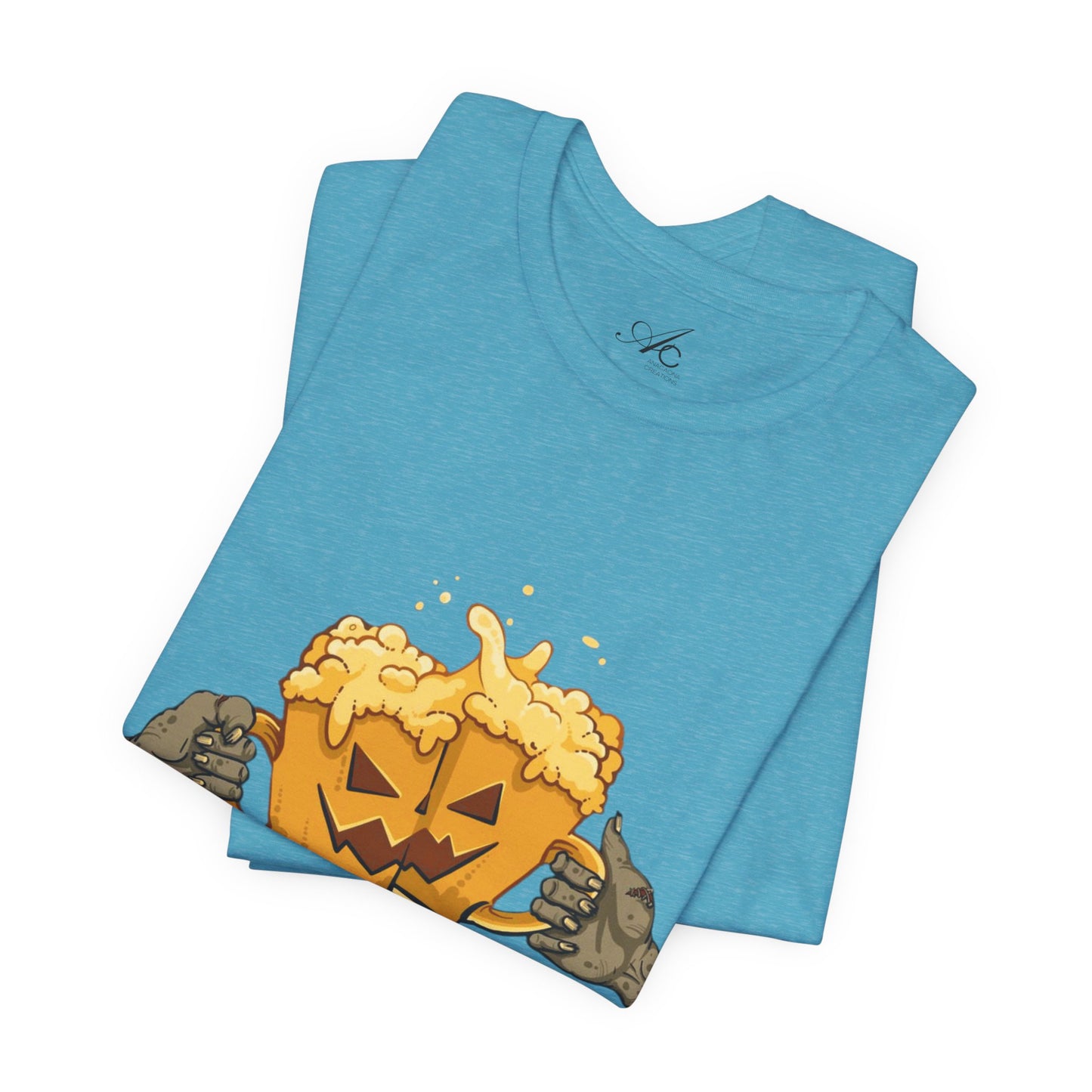Halloween Beer Tee, Ghostly Fun Shirt, Unisex Graphic T-Shirt, Trick or Treat Apparel, Spooky Celebration Top