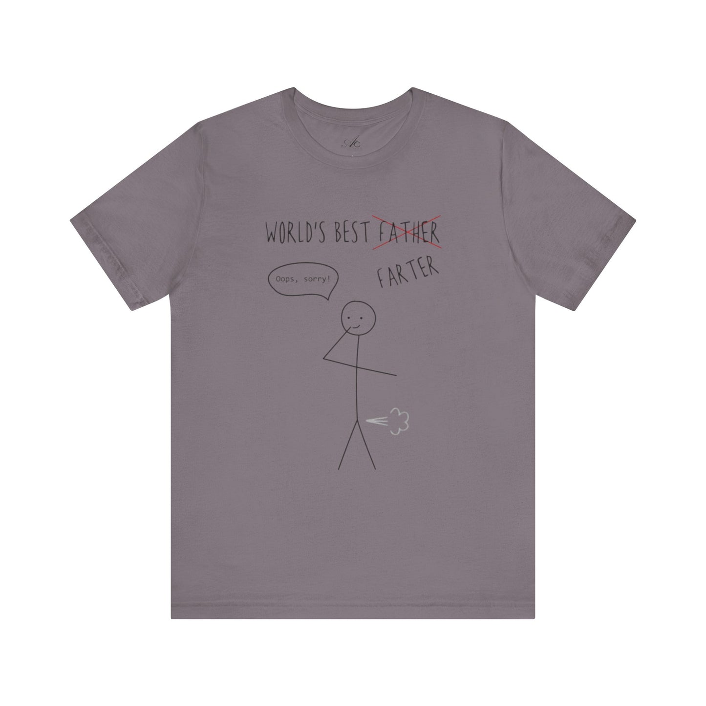 Funny Unisex T-Shirt for Dad, World's Best Farter Tee, Best Dad Ever Shirt, Gift for Father's Day, Dad Humor Apparel