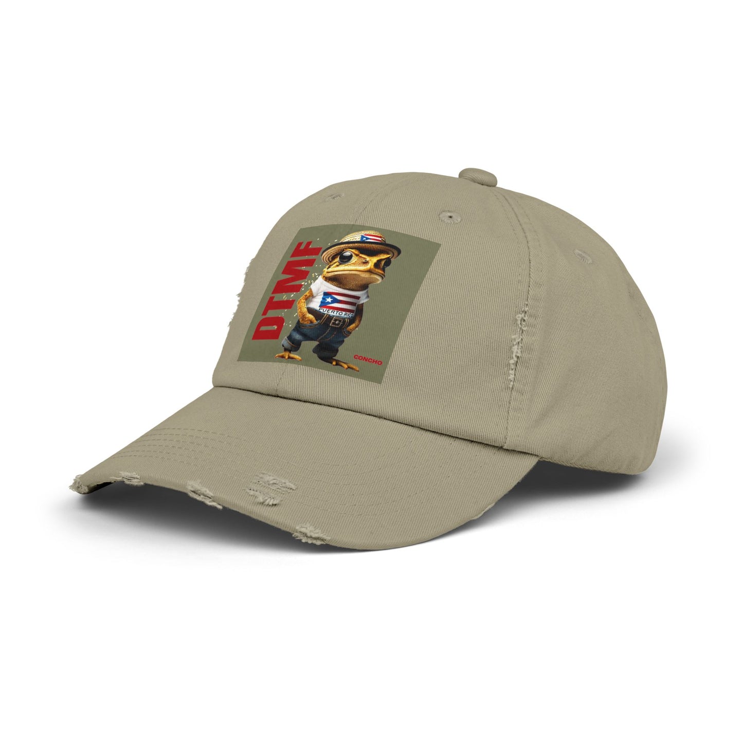 Puerto Rico Swag Island Wear Boricua Hats Unisex Distressed Cap