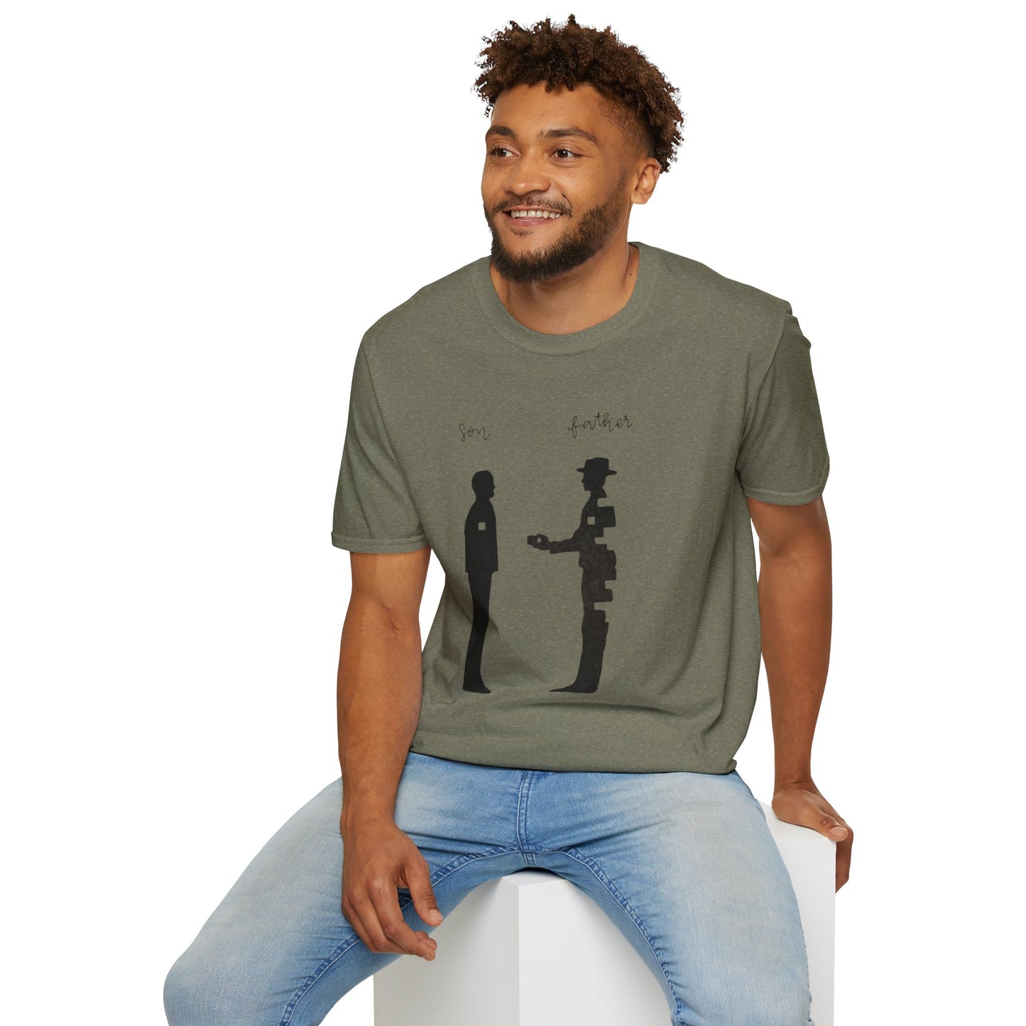 Father and Son Connection TShirt Family Gift Dad Shirt Unisex Tee Meaningful Apparel Fathers Day Family Bonding