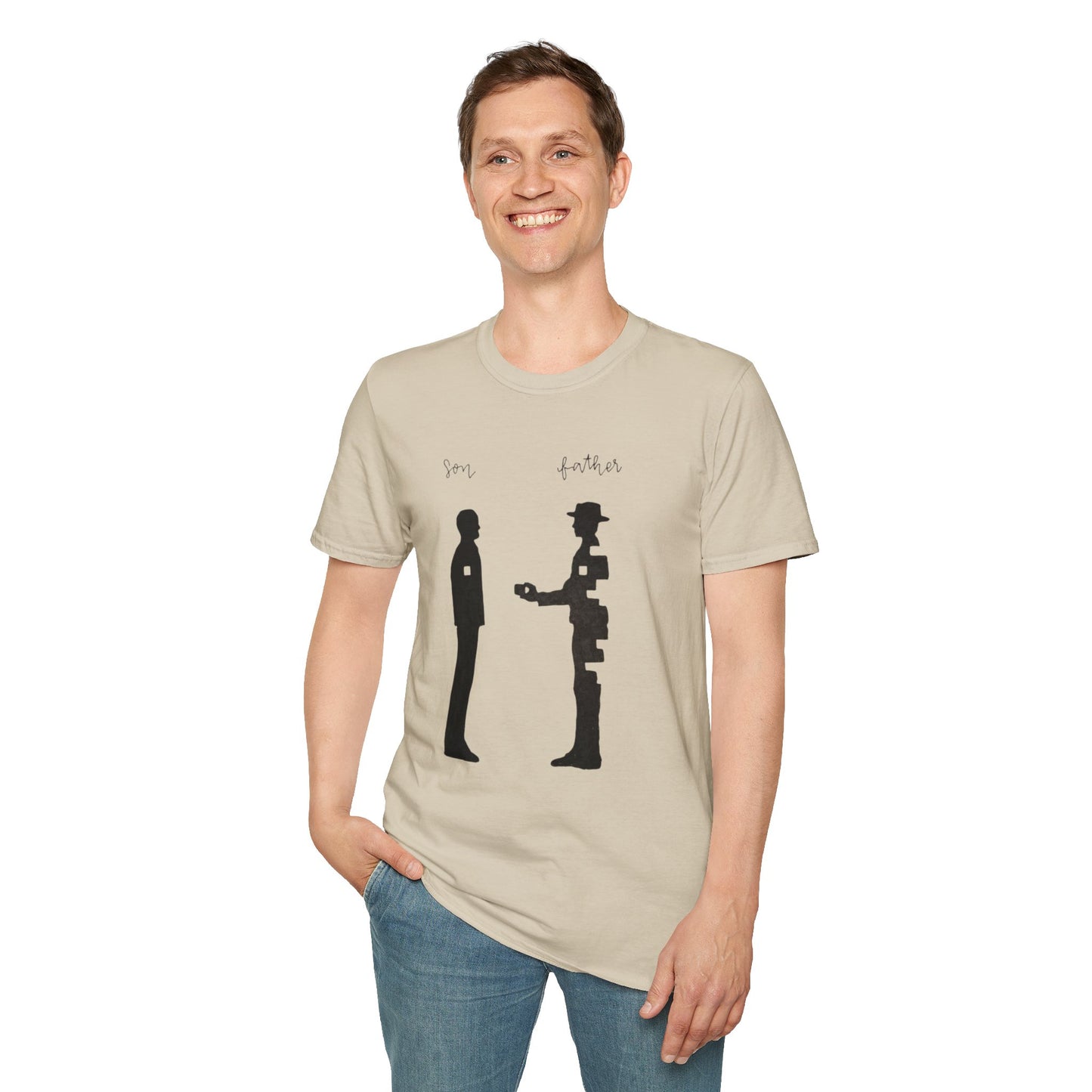Father and Son Connection TShirt Family Gift Dad Shirt Unisex Tee Meaningful Apparel Fathers Day Family Bonding