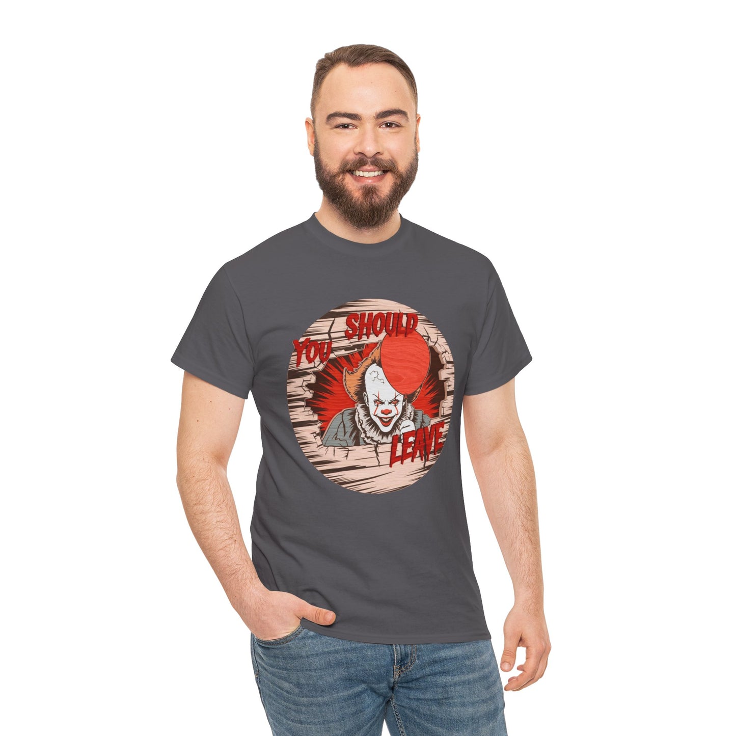 Horror Graphic Tee, Halloween Costume Shirt, Unisex Creepy Cotton Tee, Funny Horror T-Shirt, Retro Scary Outfit