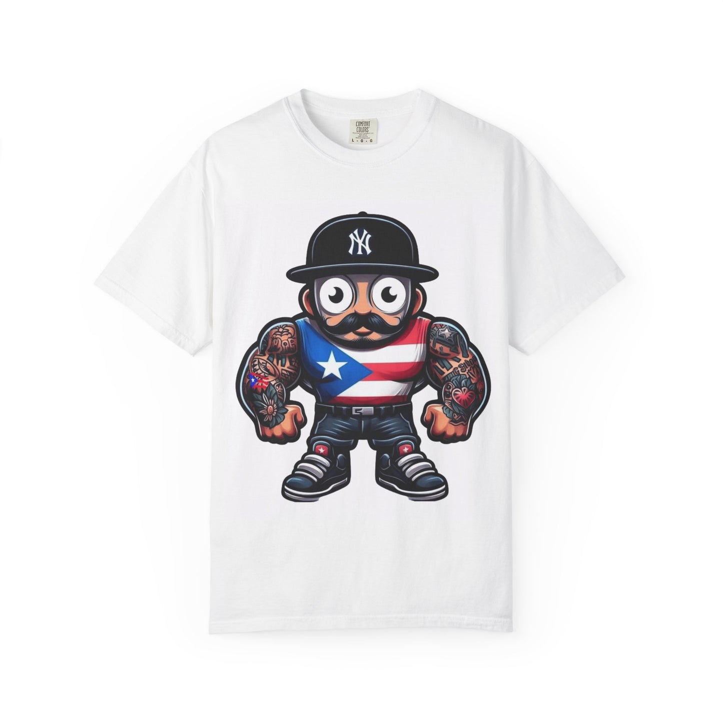 ORGULLO BORICUA Boricua Vibes: Wear Your Puerto Rican Pride Unisex Garment-Dyed T-shirt