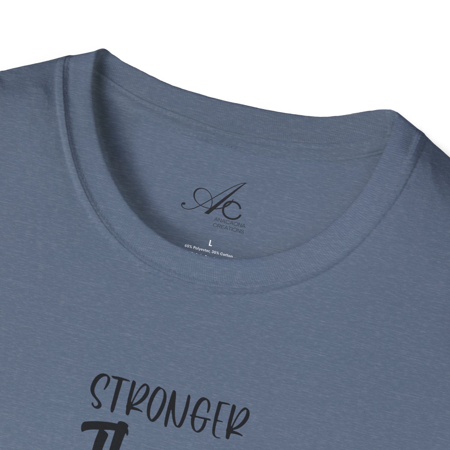 🧘♀️ Wear Your Peace. - Unisex Softstyle Tee, Funny Gift for Lazy Days, Quirky Casual Wear, Perfect for Birthdays, Relaxation Vibes