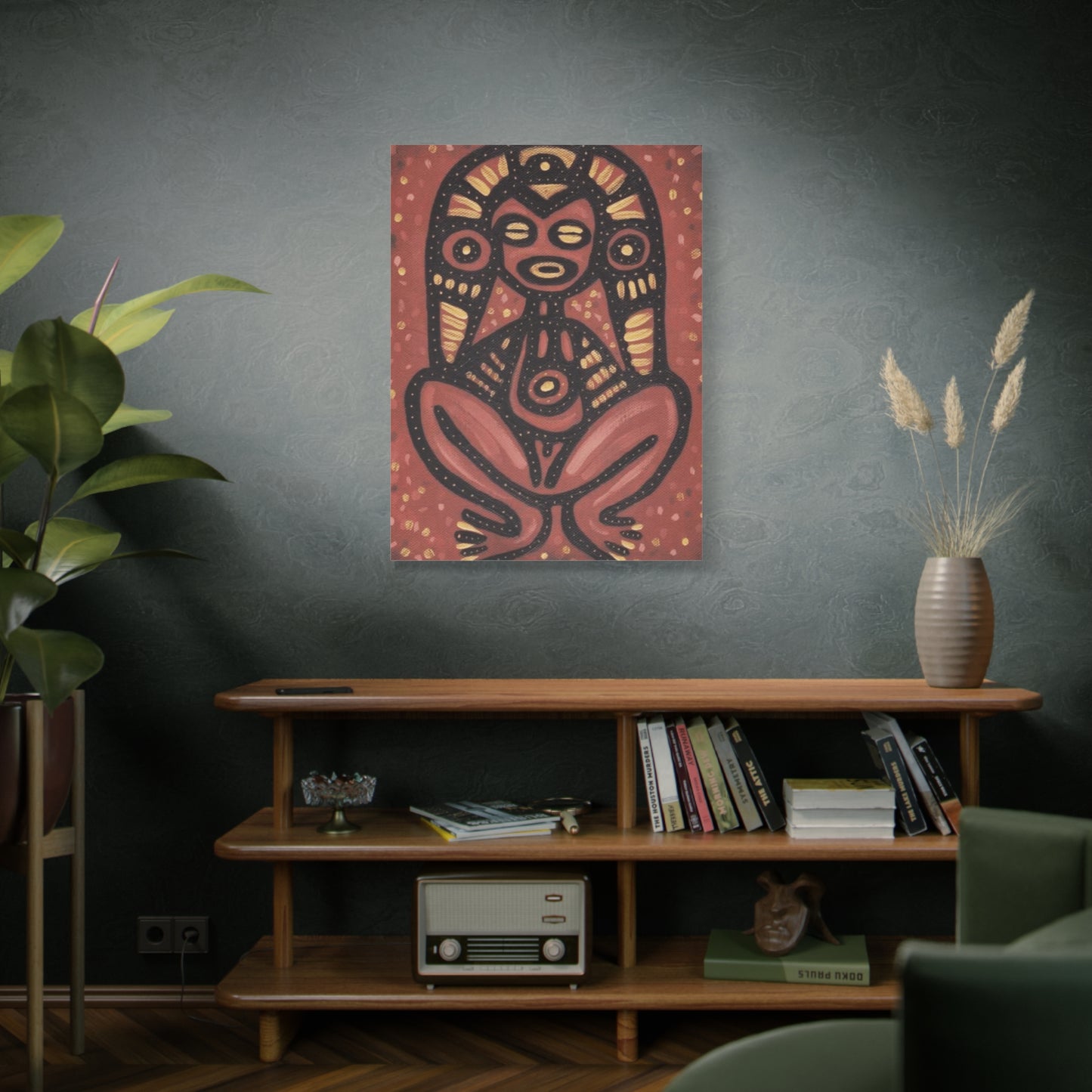 PUERTO RICO Culture Indians Inspired Print, Modern Tribal Artwork