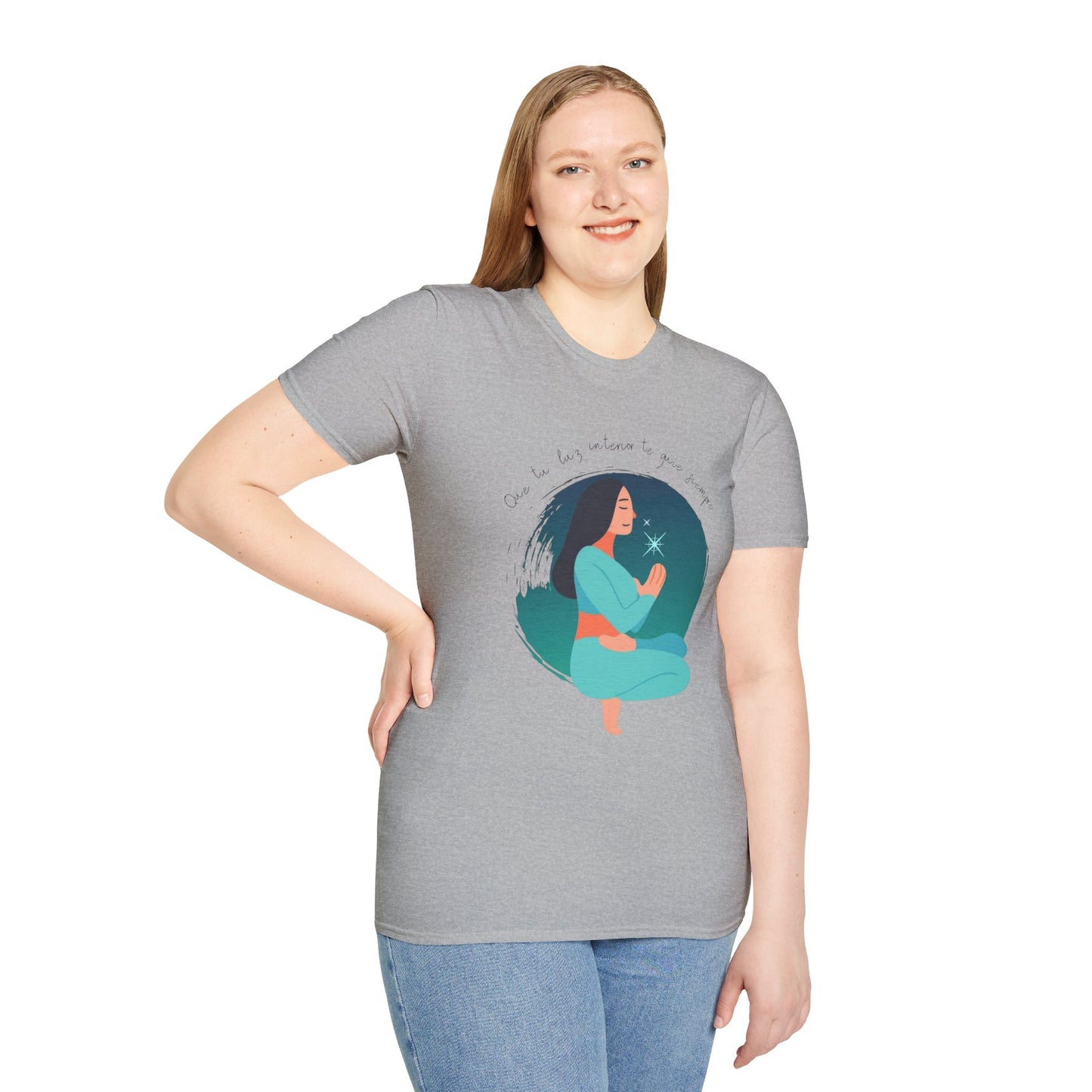 Wear Your Peace. Meditative Goddess T-Shirt, Mindfulness Apparel, Spiritual Gift, Yoga Tee, Relaxation Wear, Inspirational Top