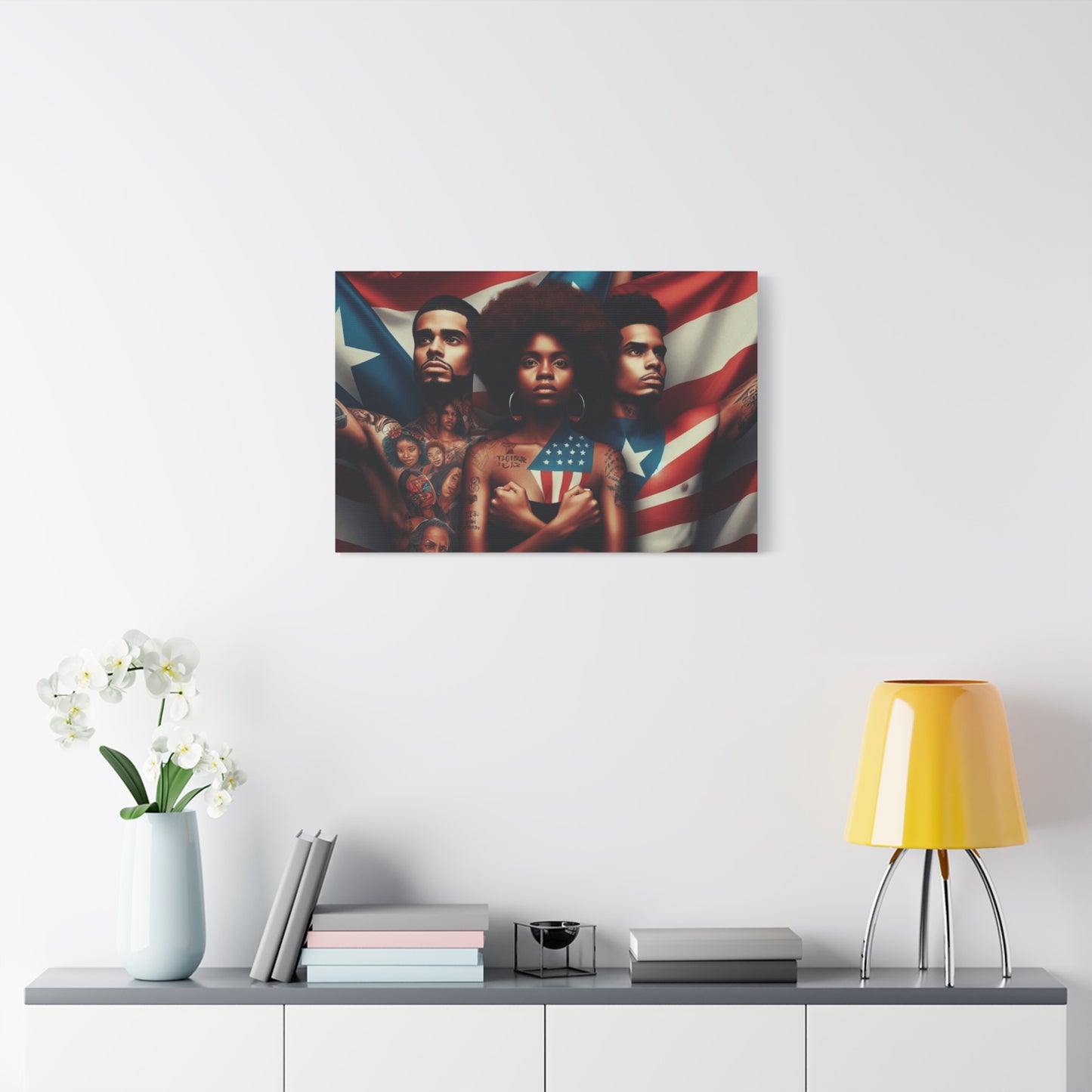 Rooted in Culture, Radiating Power Puerto Rican Wall Art, Unique Gift, Empowering Decor