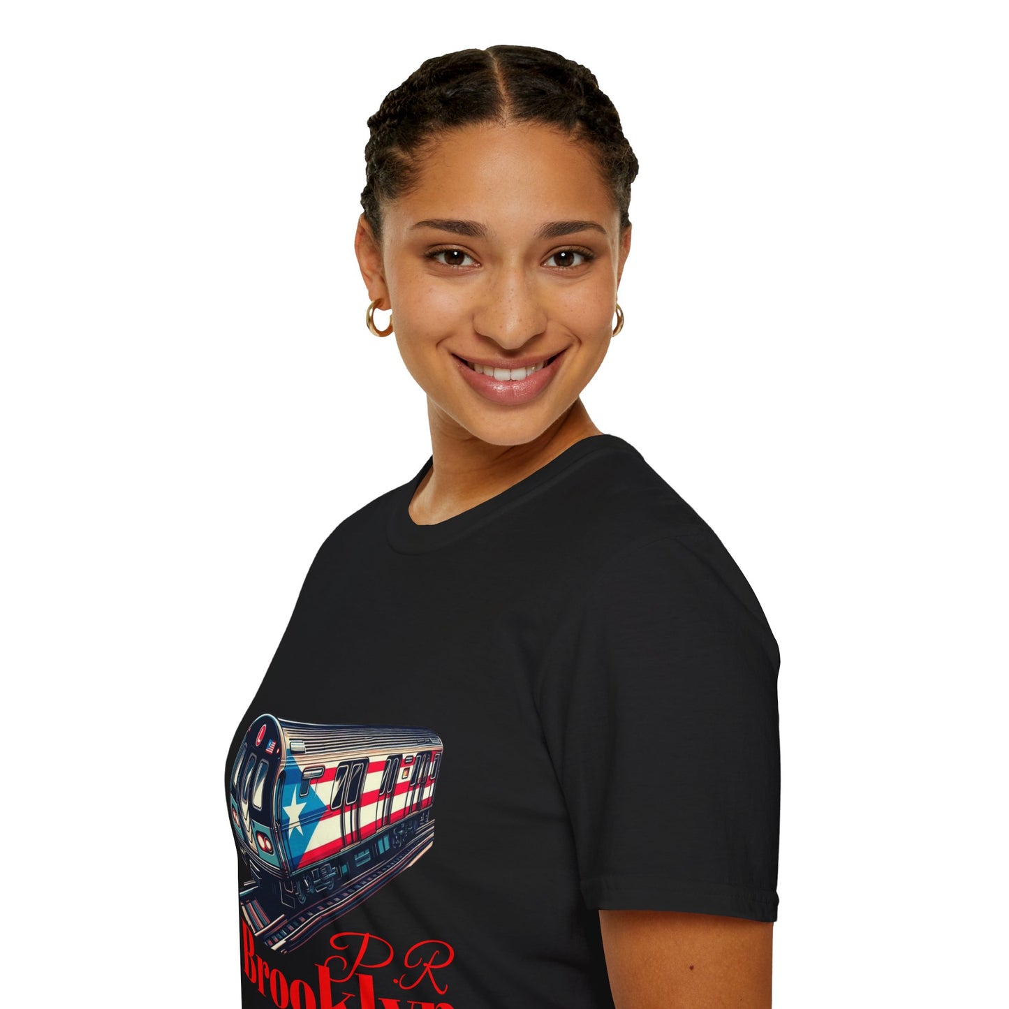 New Yorican and Proud Where Boricua Meets Brooklyn PR Train T-Shirt, Unisex Graphic Tee, Travel Shirt, Gift for NYC Lovers,