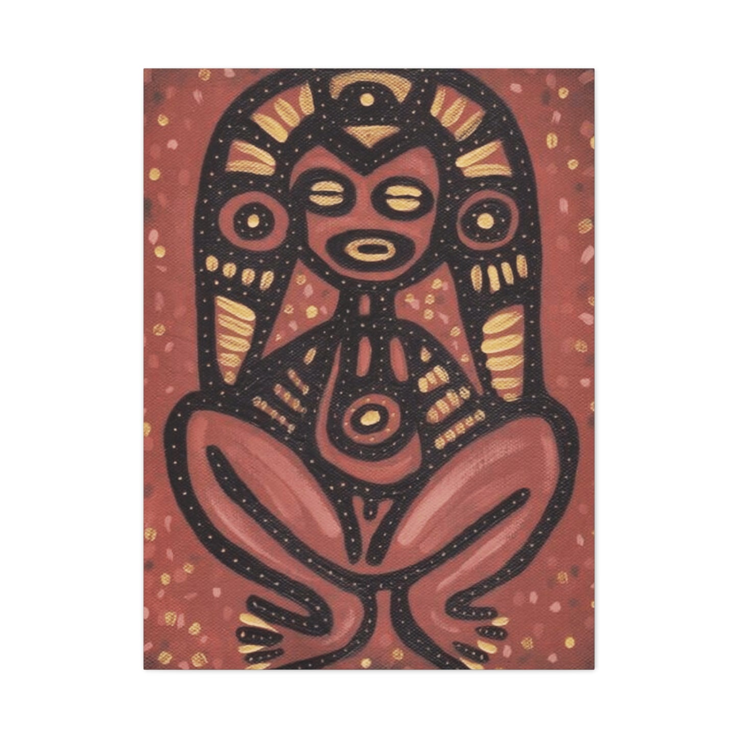 PUERTO RICO Culture Indians Inspired Print, Modern Tribal Artwork