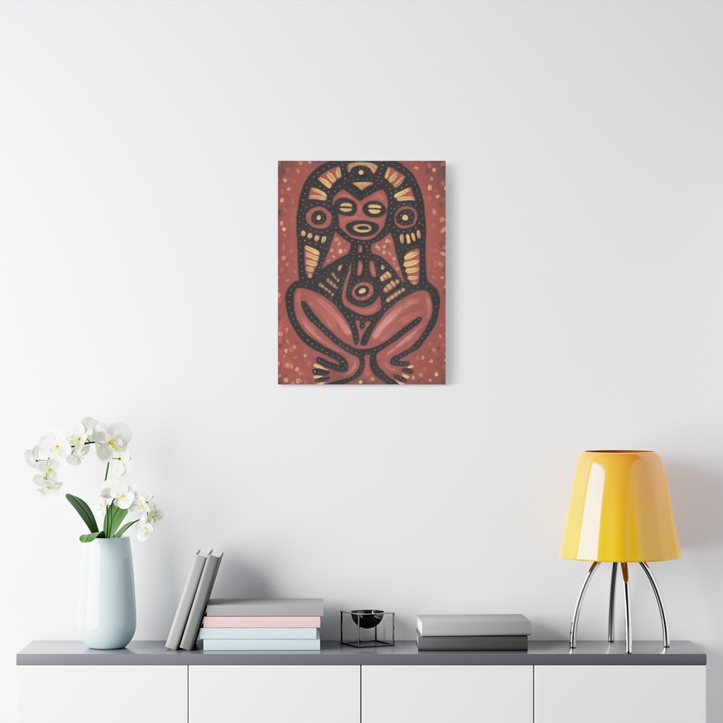 PUERTO RICO Culture Indians Inspired Print, Modern Tribal Artwork