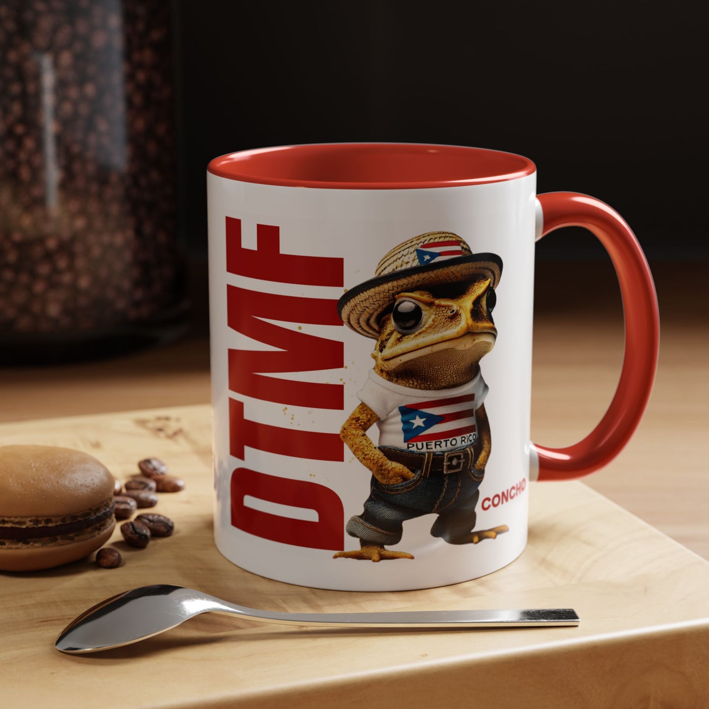 Puerto Rican Heritage Mugs with Unique Designs Accent Coffee Mug (11, 15oz)