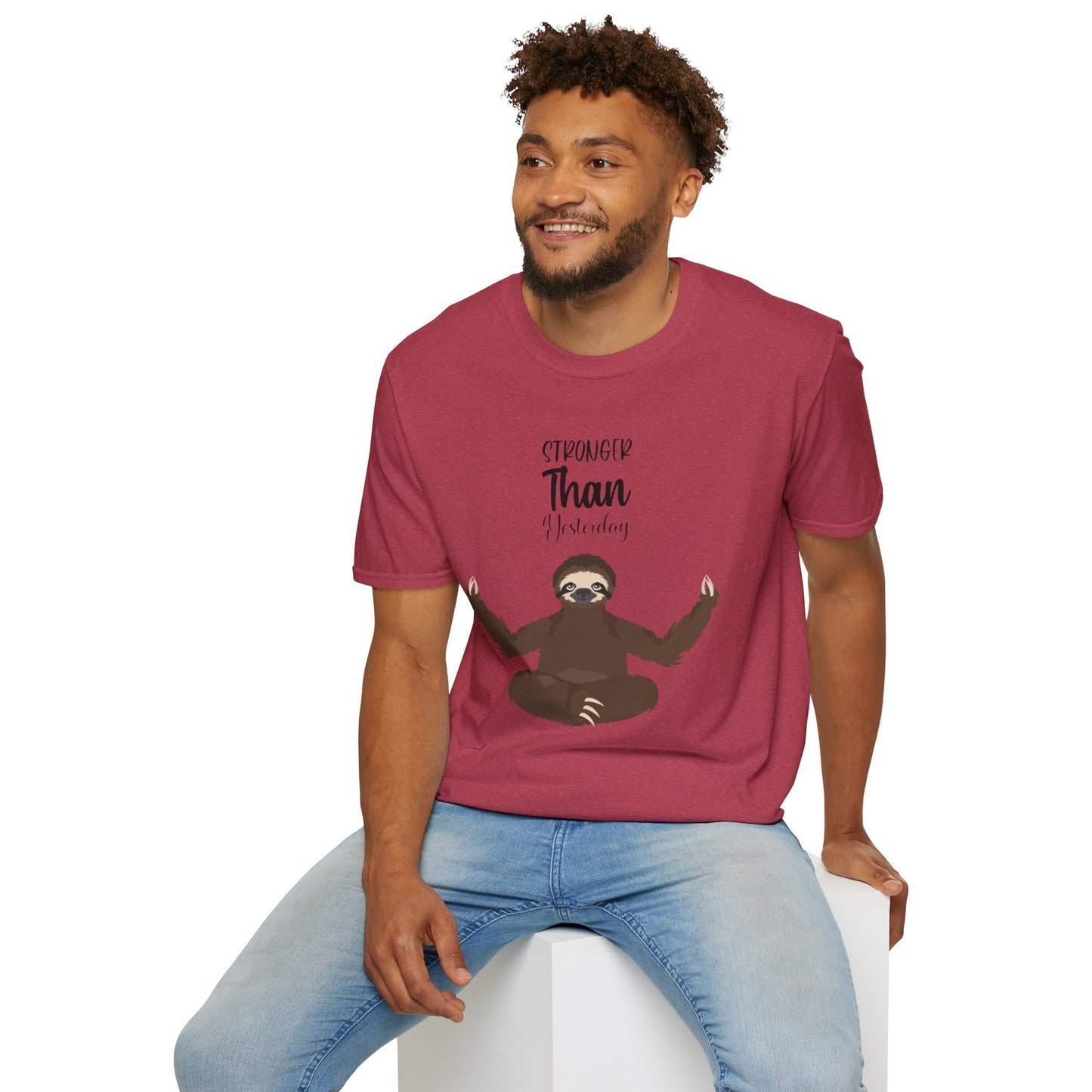 🧘♀️ Wear Your Peace. - Unisex Softstyle Tee, Funny Gift for Lazy Days, Quirky Casual Wear, Perfect for Birthdays, Relaxation Vibes
