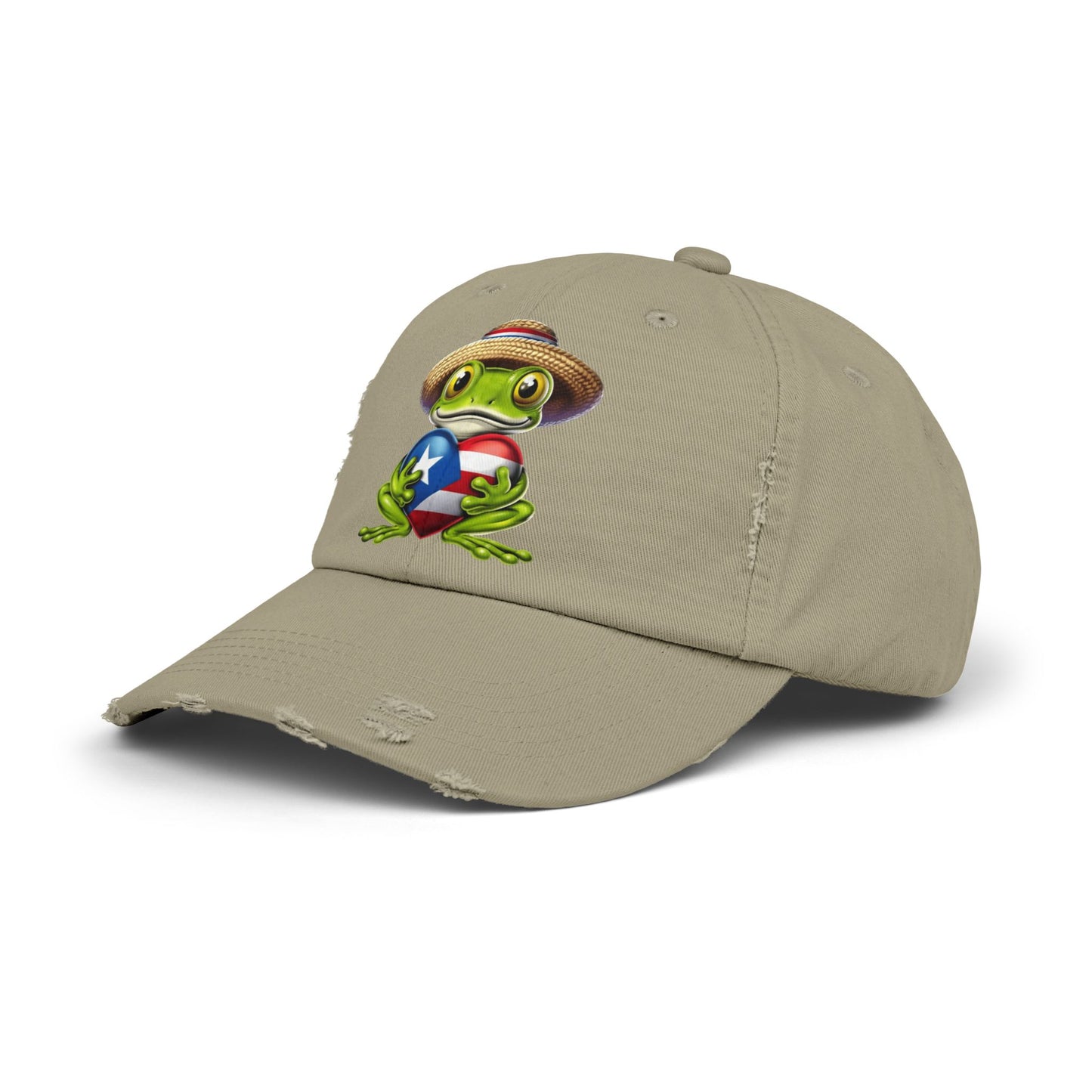 Borinquen Style: Puerto Rican Heritage Hats Unisex Distressed Cap