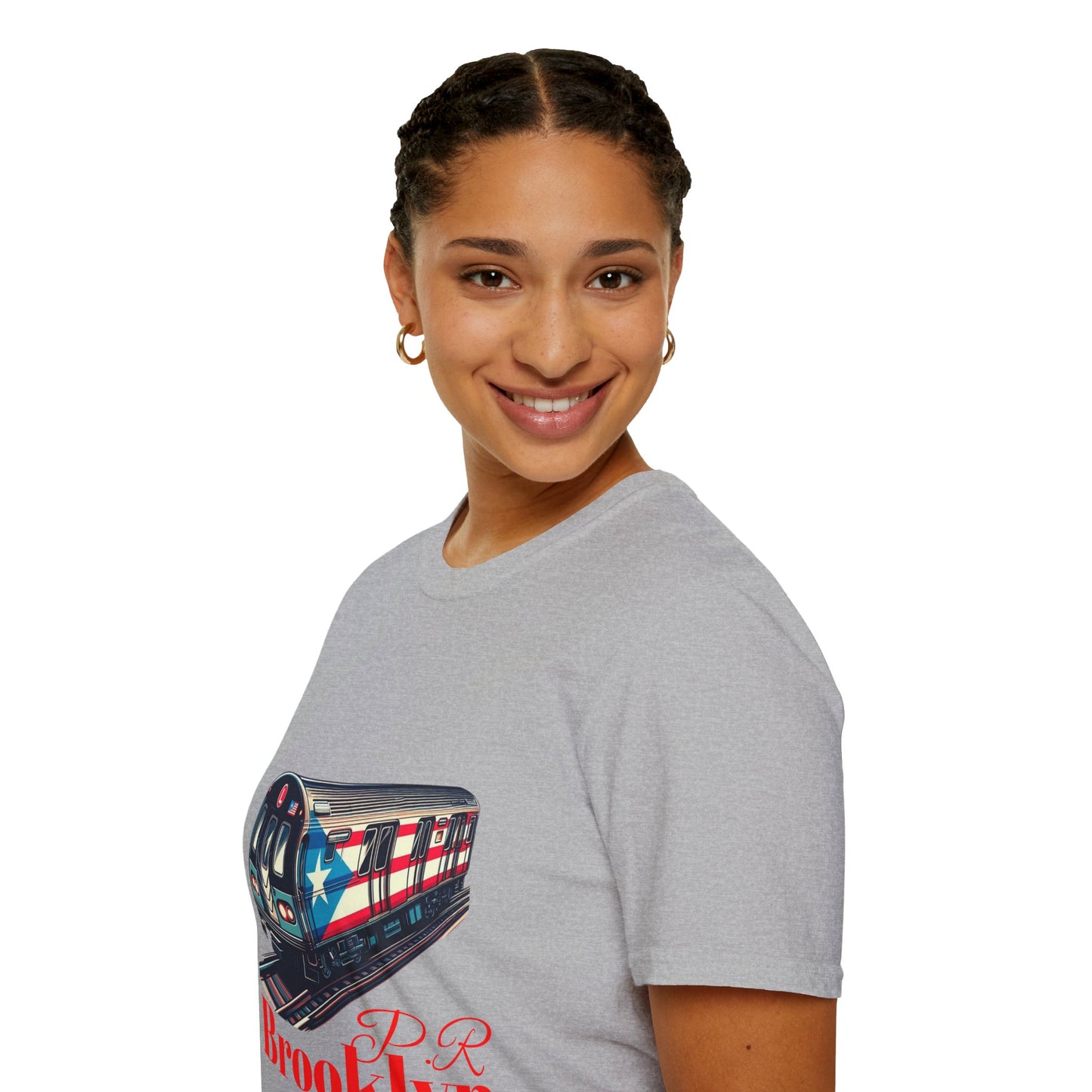 New Yorican and Proud Where Boricua Meets Brooklyn PR Train T-Shirt, Unisex Graphic Tee, Travel Shirt, Gift for NYC Lovers,