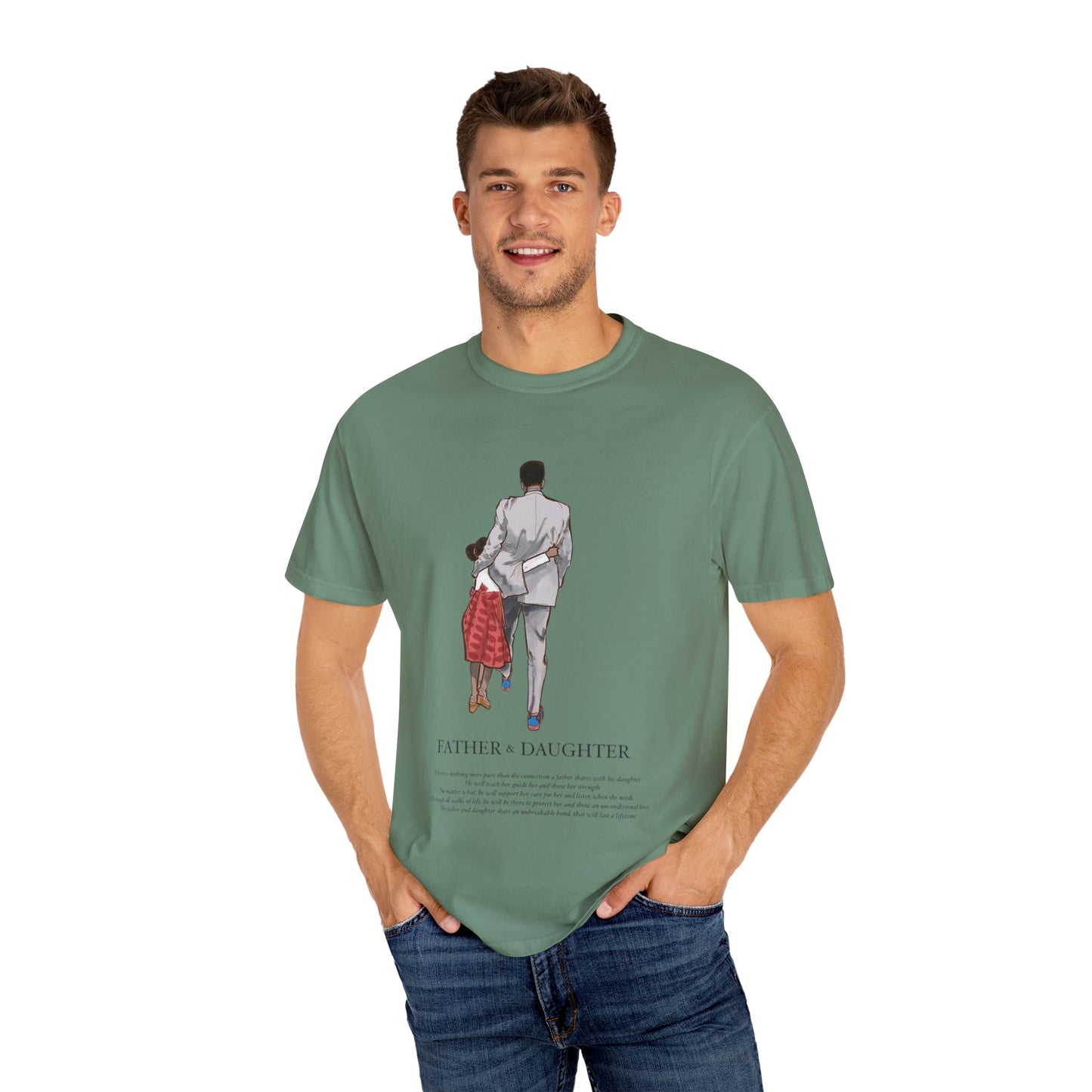 Father & Daughter Unisex T-Shirt, Heartwarming Gift for Dad, Perfect for Father's Day, Family Bonding, Casual Wear