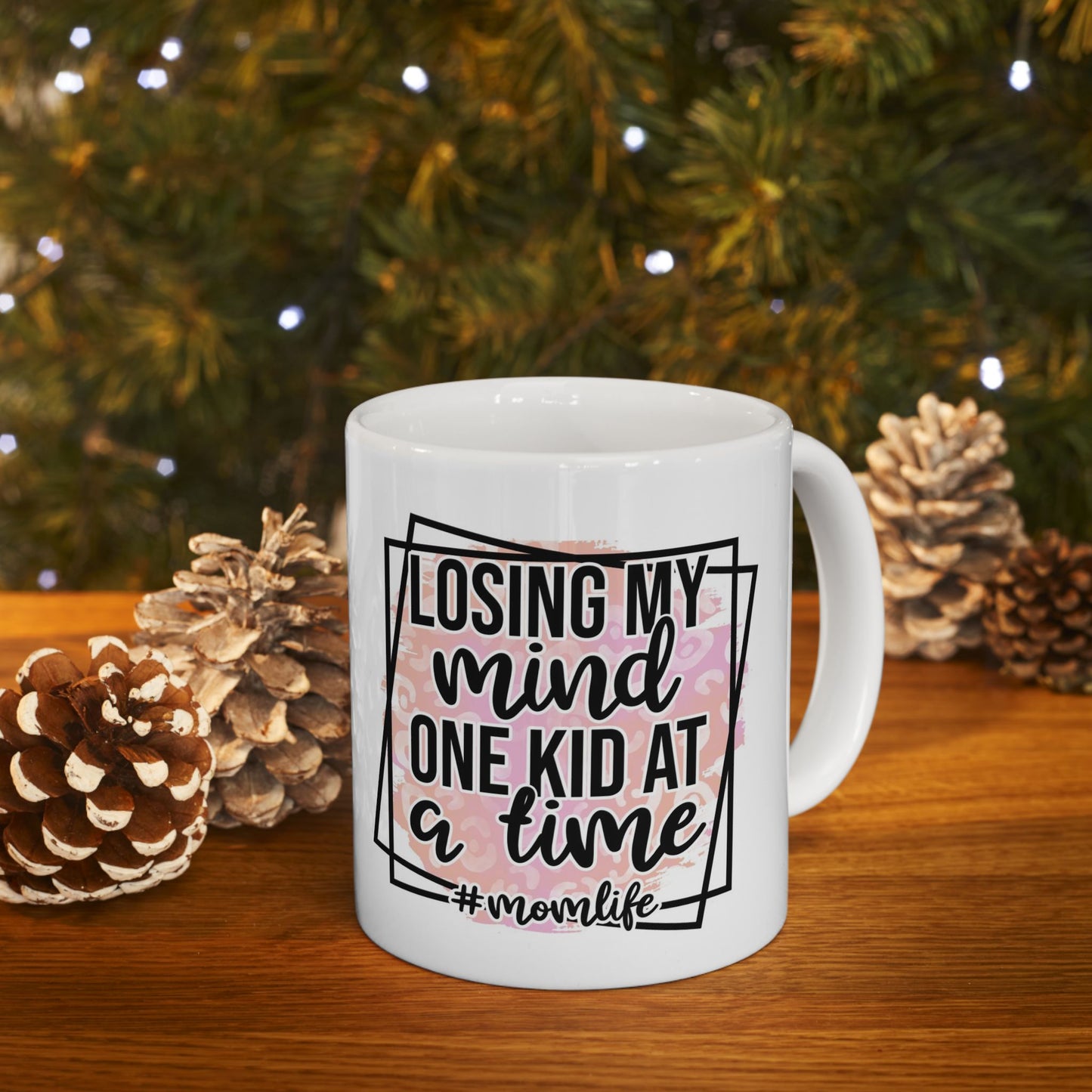 Mindful Moments Ceramic Mug, Coffee Lover Gift, Relaxation Mug, Self-Care Ceramic Cup, Motivational Quote Mug