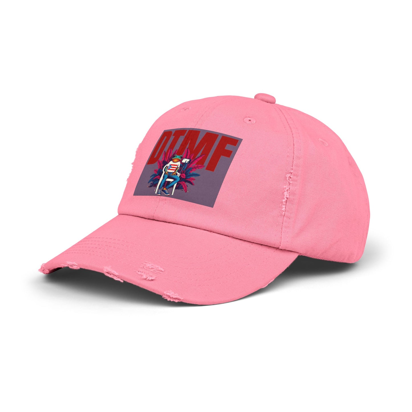 Puerto Rican Flag Distressed Cap – Cultural Pride Hat, Unisex Vintage Baseball Cap, Adjustable Boricua Heritage Apparel