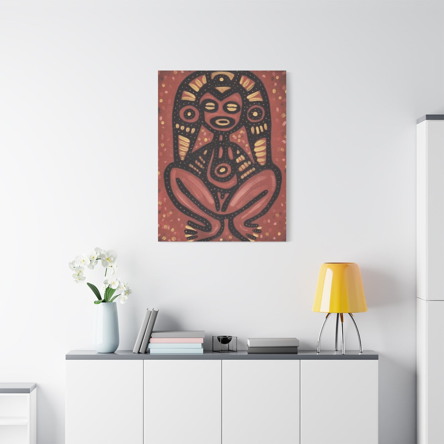 PUERTO RICO Culture Indians Inspired Print, Modern Tribal Artwork