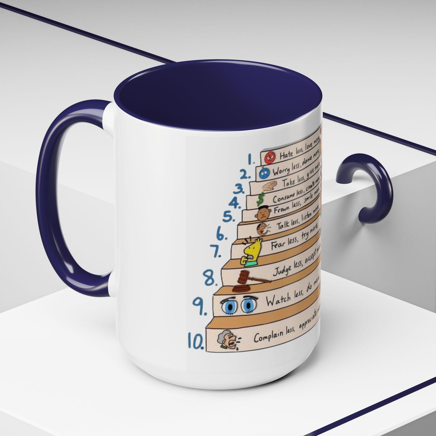 ☕ Start Your Day with Meaning Motivational Gift, Self-Care Mug, Unique Home Decor, Joyful Drinkware