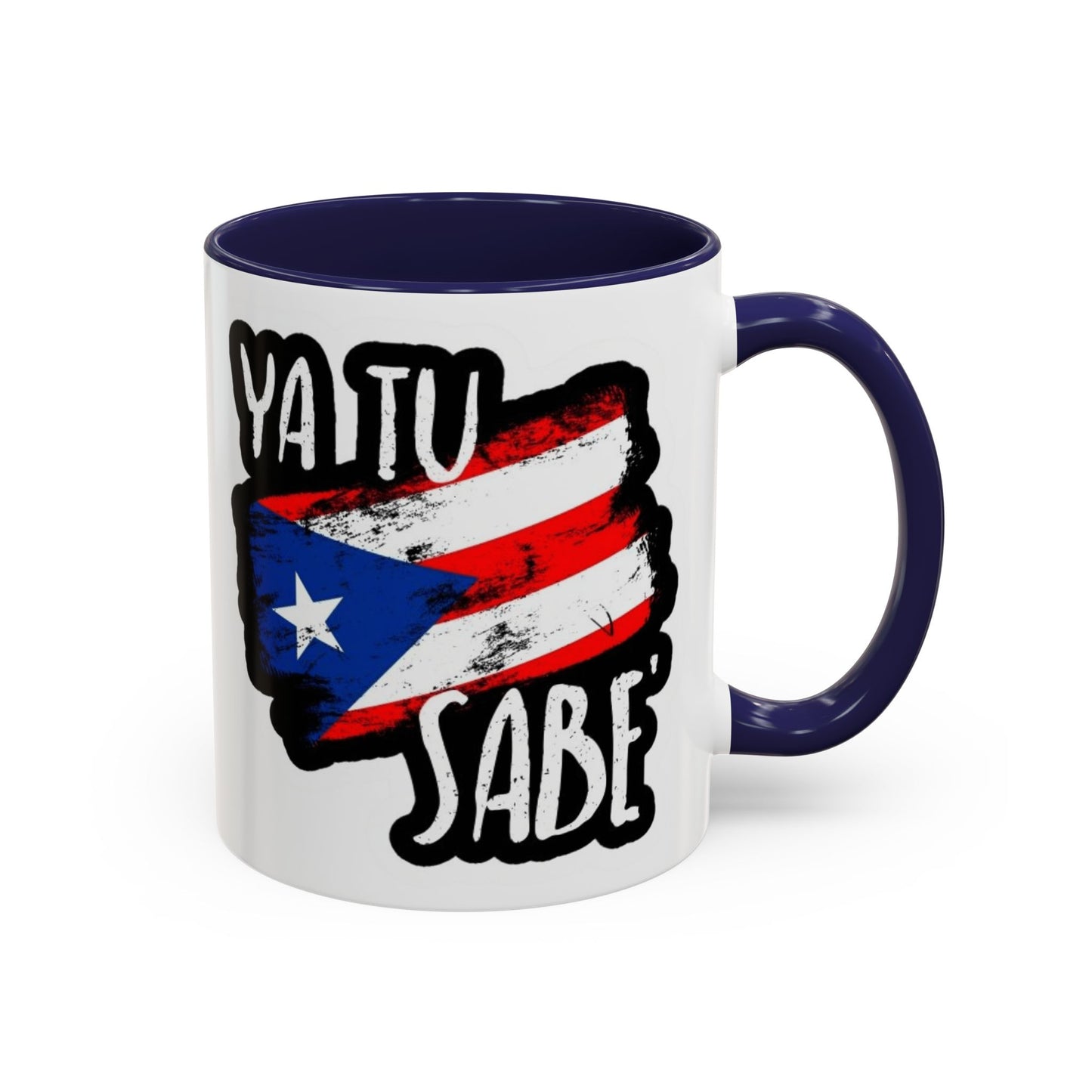Café con Boricua: Puerto Rico-Themed Mugs & Cups Artistic Boricua Mug Accent Coffee Mug (11, 15oz)