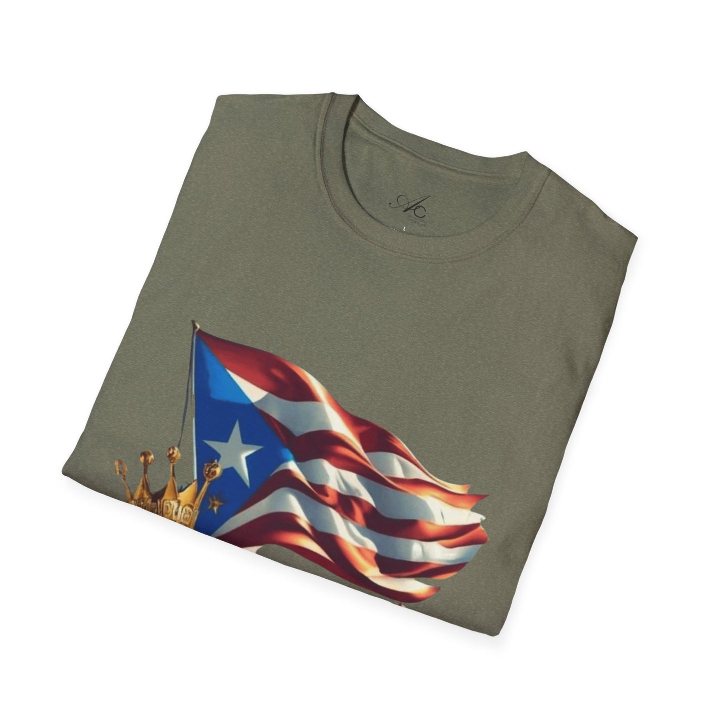 Puerto Rican Familia T-Shirt, Unisex Softstyle Tee, Patriotic Shirt, Family Unity Gift, Summer Celebration Apparel