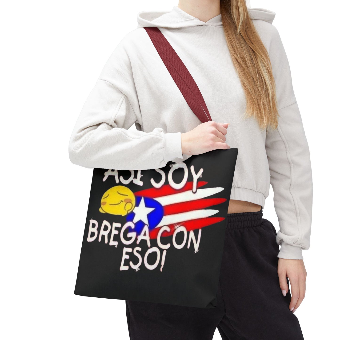 Carry Your Culture – Puerto Rican Pride in Every Step Vibrant Puerto Rican Tote Bag, Beach Bag, Shopping Tote, Travel Bag, Gift for Her, Eco-Friendly Reusable Bag