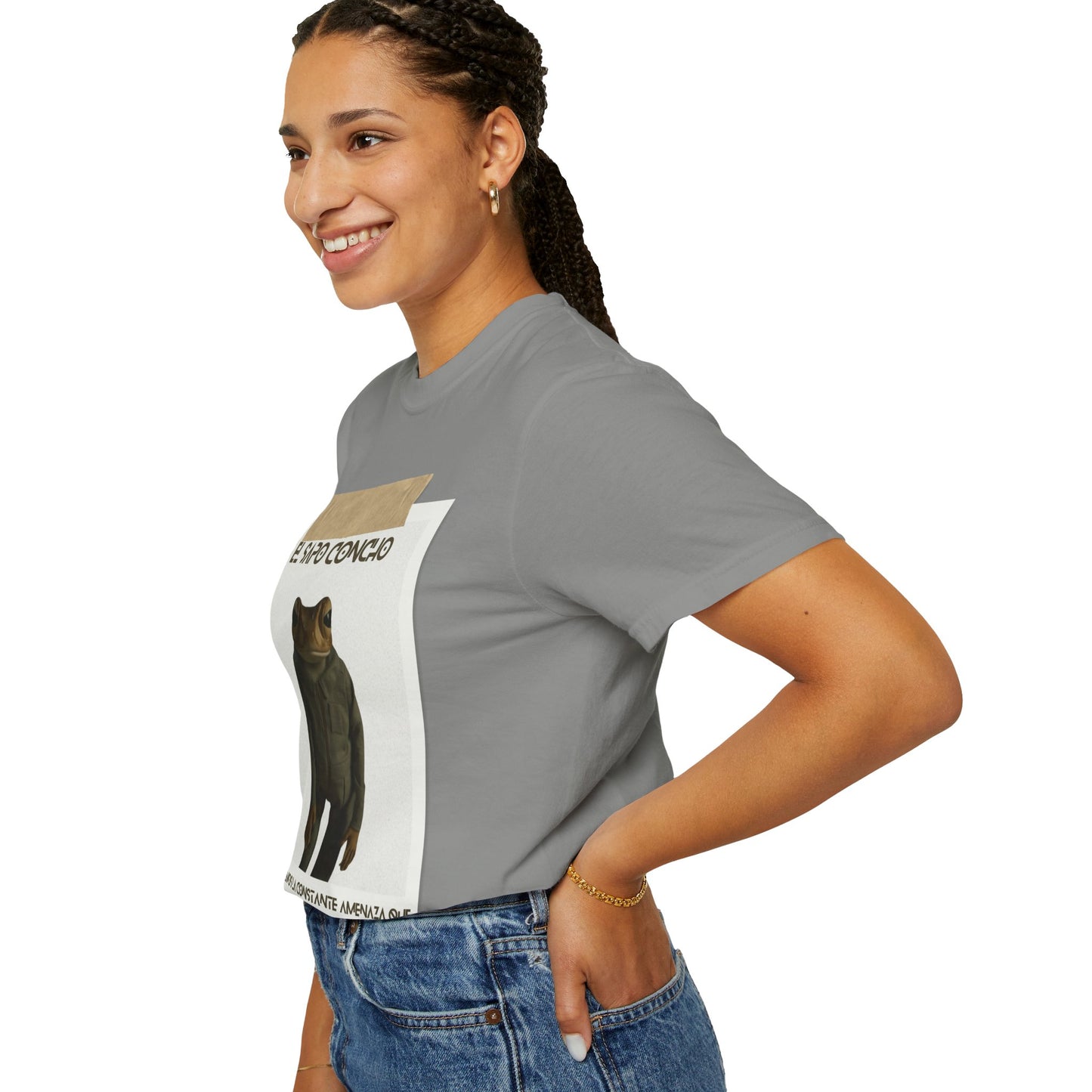 Puerto Rico in Every Stitch Frog Graphic Tee,Summer Vibes, Unique Gift for Nature Lovers