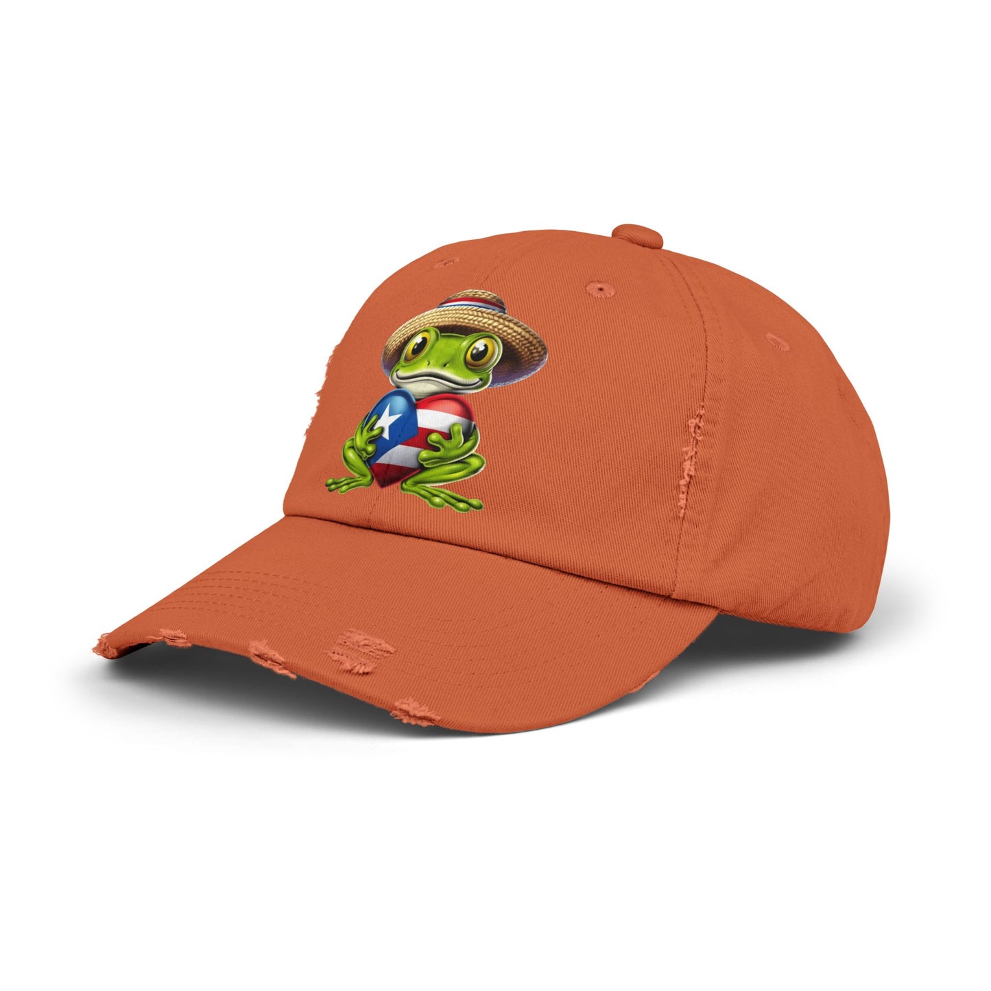 Borinquen Style: Puerto Rican Heritage Hats Unisex Distressed Cap