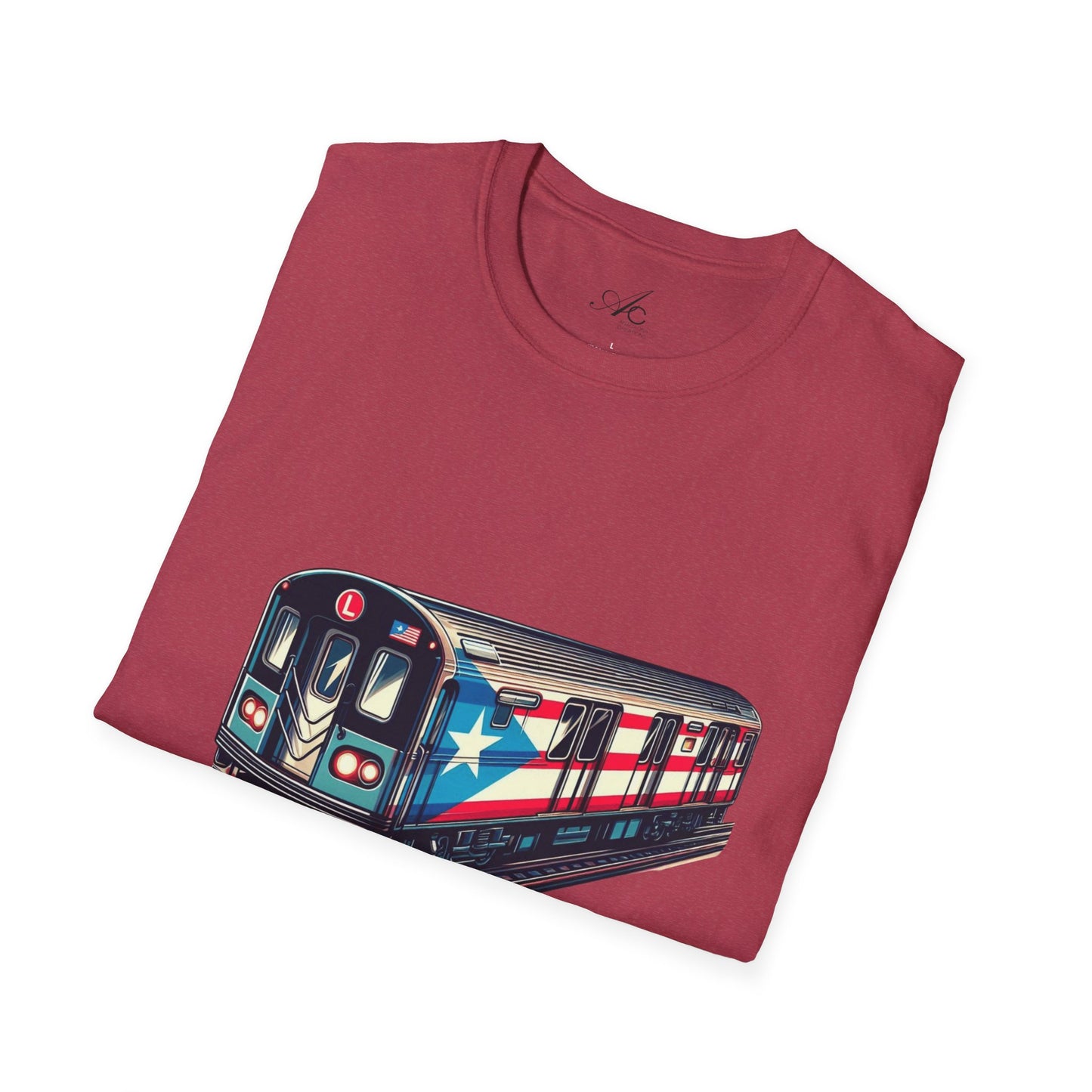 New Yorican and Proud Where Boricua Meets Brooklyn PR Train T-Shirt, Unisex Graphic Tee, Travel Shirt, Gift for NYC Lovers,