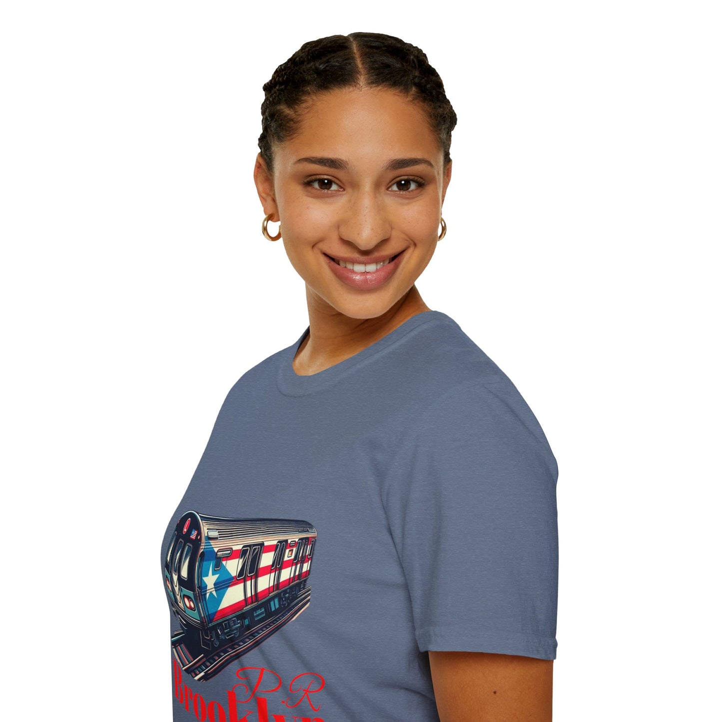 New Yorican and Proud Where Boricua Meets Brooklyn PR Train T-Shirt, Unisex Graphic Tee, Travel Shirt, Gift for NYC Lovers,