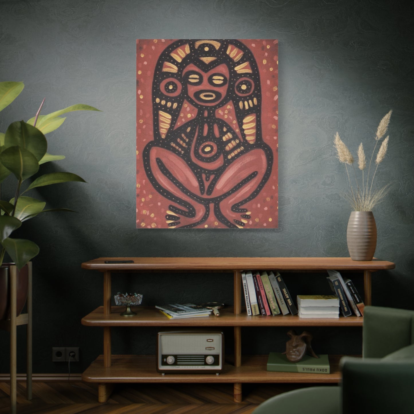 PUERTO RICO Culture Indians Inspired Print, Modern Tribal Artwork