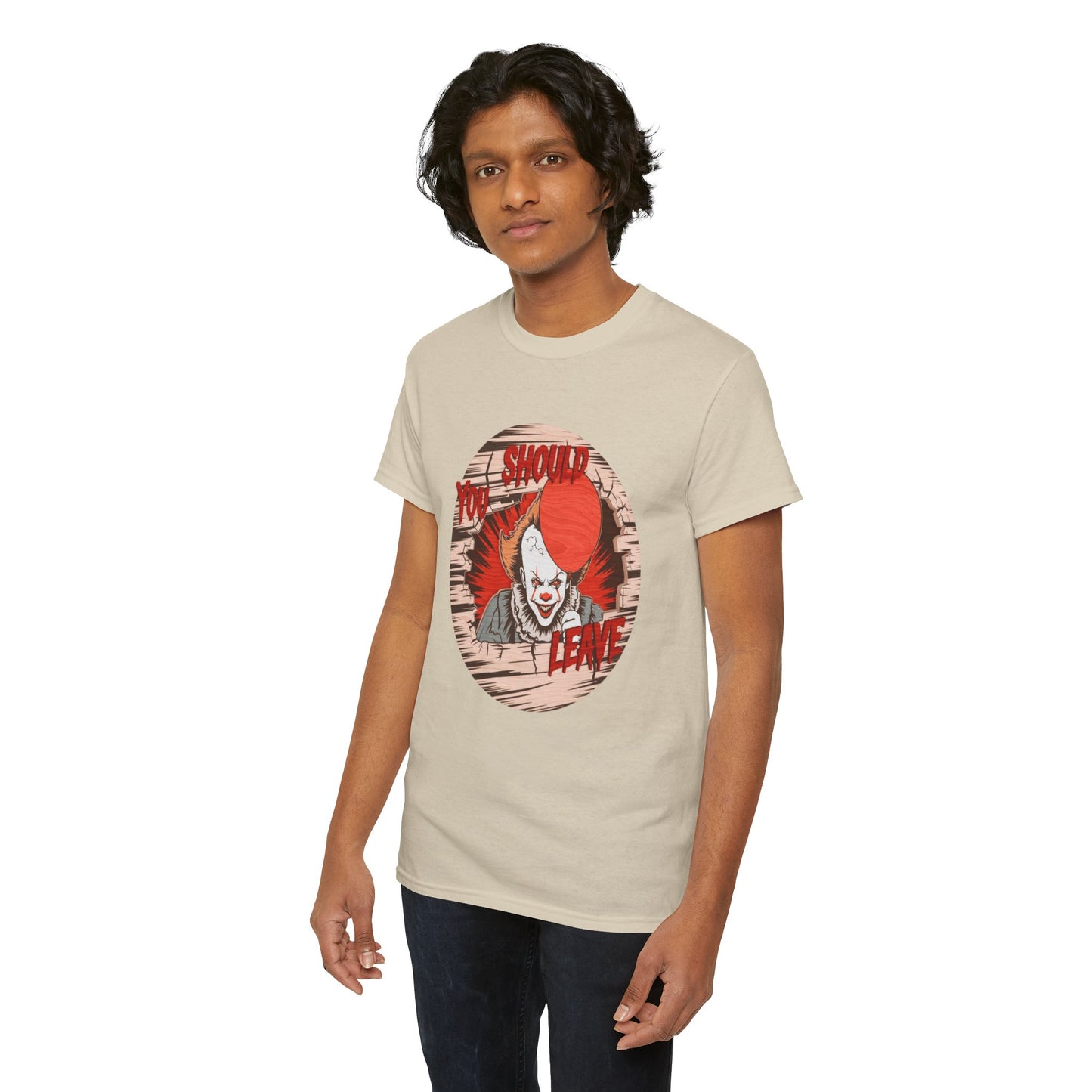 Horror Graphic Tee, Halloween Costume Shirt, Unisex Creepy Cotton Tee, Funny Horror T-Shirt, Retro Scary Outfit