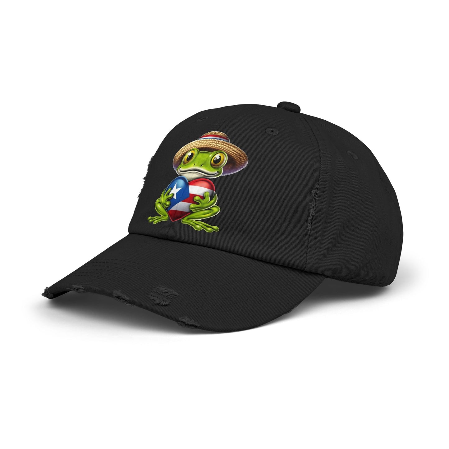 Borinquen Style: Puerto Rican Heritage Hats Unisex Distressed Cap