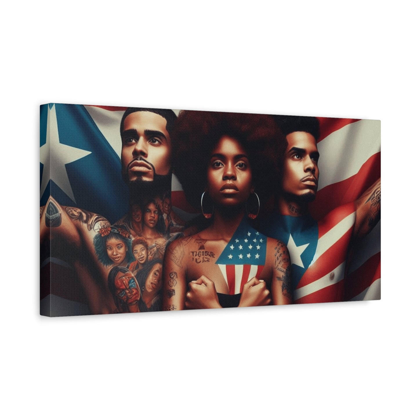 Rooted in Culture, Radiating Power Puerto Rican Wall Art, Unique Gift, Empowering Decor
