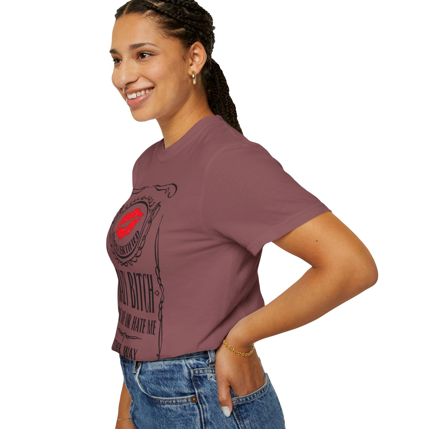 Sarcasm in Style – Funny Graphic Tee" Crazy Bitch Unisex T-Shirt | Fun Casual Wear, Gift for Friends, Birthday Humor Tee, Playful Statement Shirt,