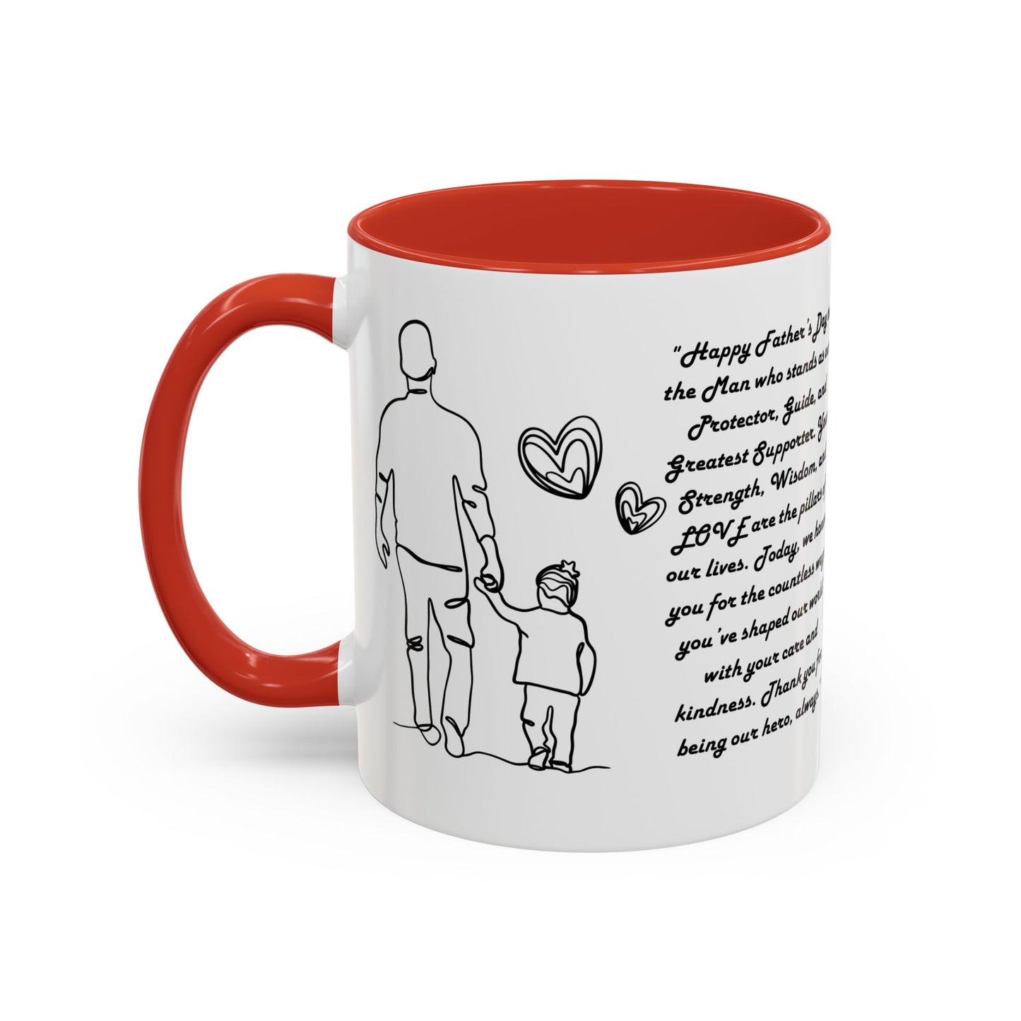 Fathers Day Mug Gift for Dad Funny Fathers Mug Accent Coffee Mug (11, 15oz)