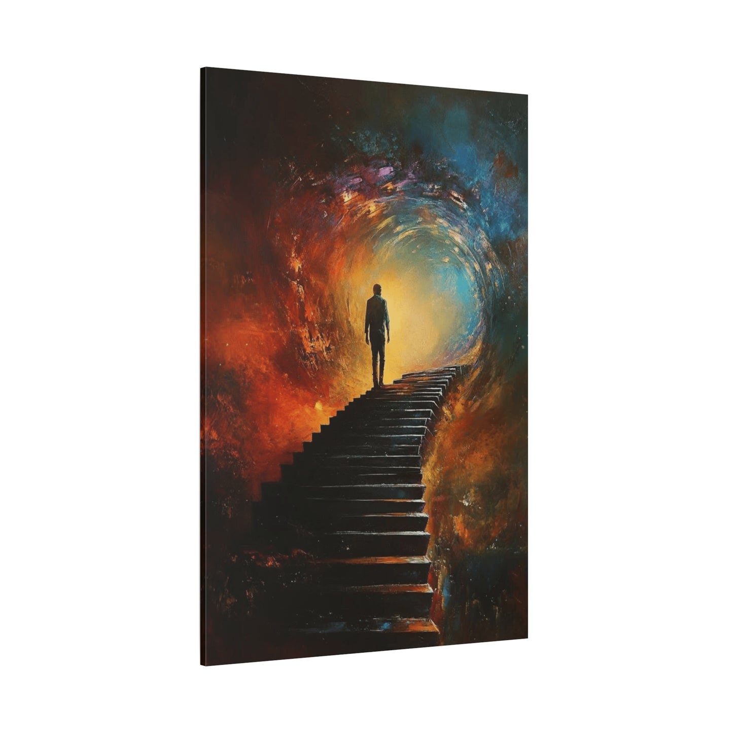 Embrace the Spirit of Nature and Free-Flowing Boho Vibes Spiritual Journey Canvas Art, Inspirational Meditation Decor, Inspirational Quote Wall Art