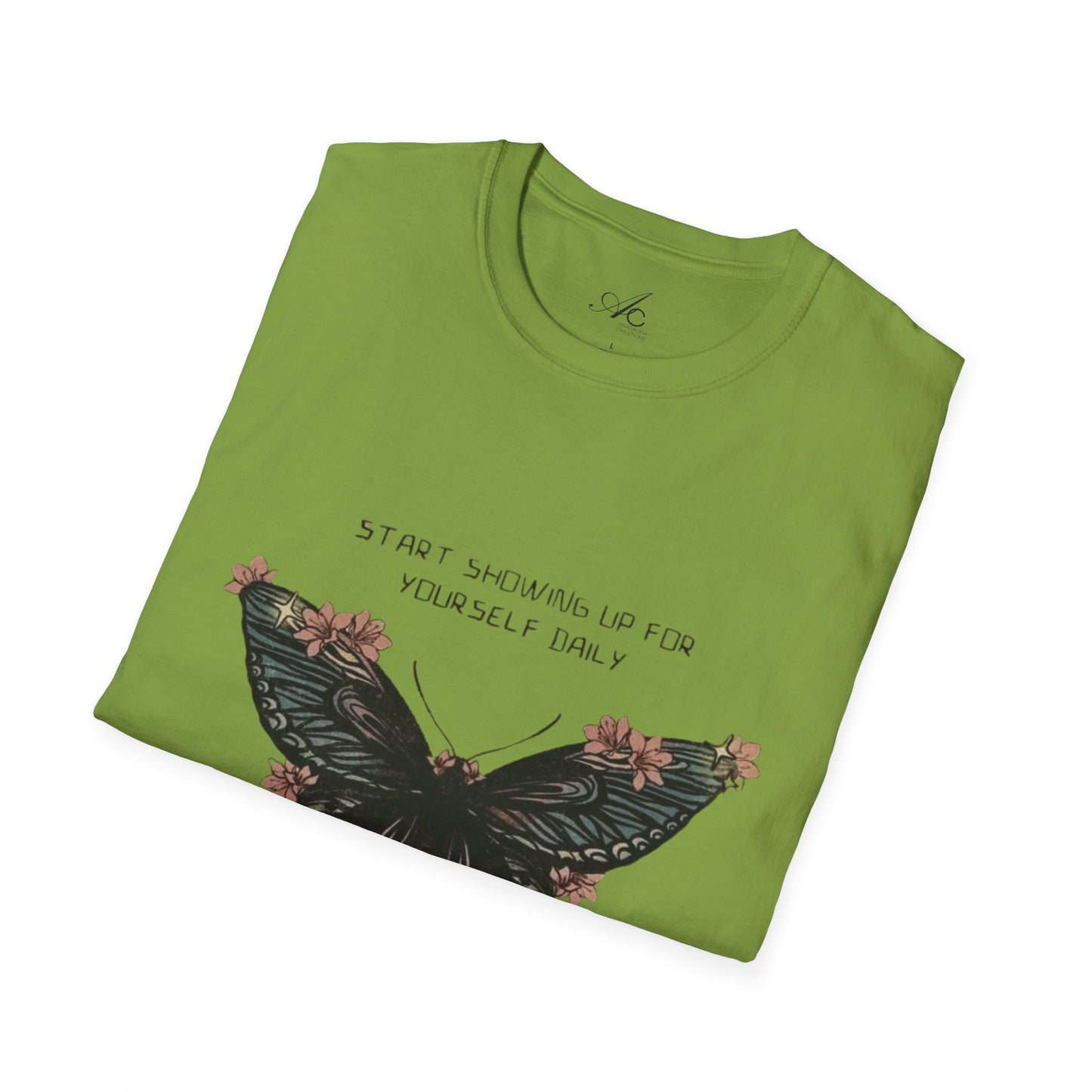 Wear Your Peace. Inspirational Butterfly T-Shirt, Motivational Gift, Unisex Tee, Nature Lover Shirt, Self-Care Apparel, Birthday Gift Idea