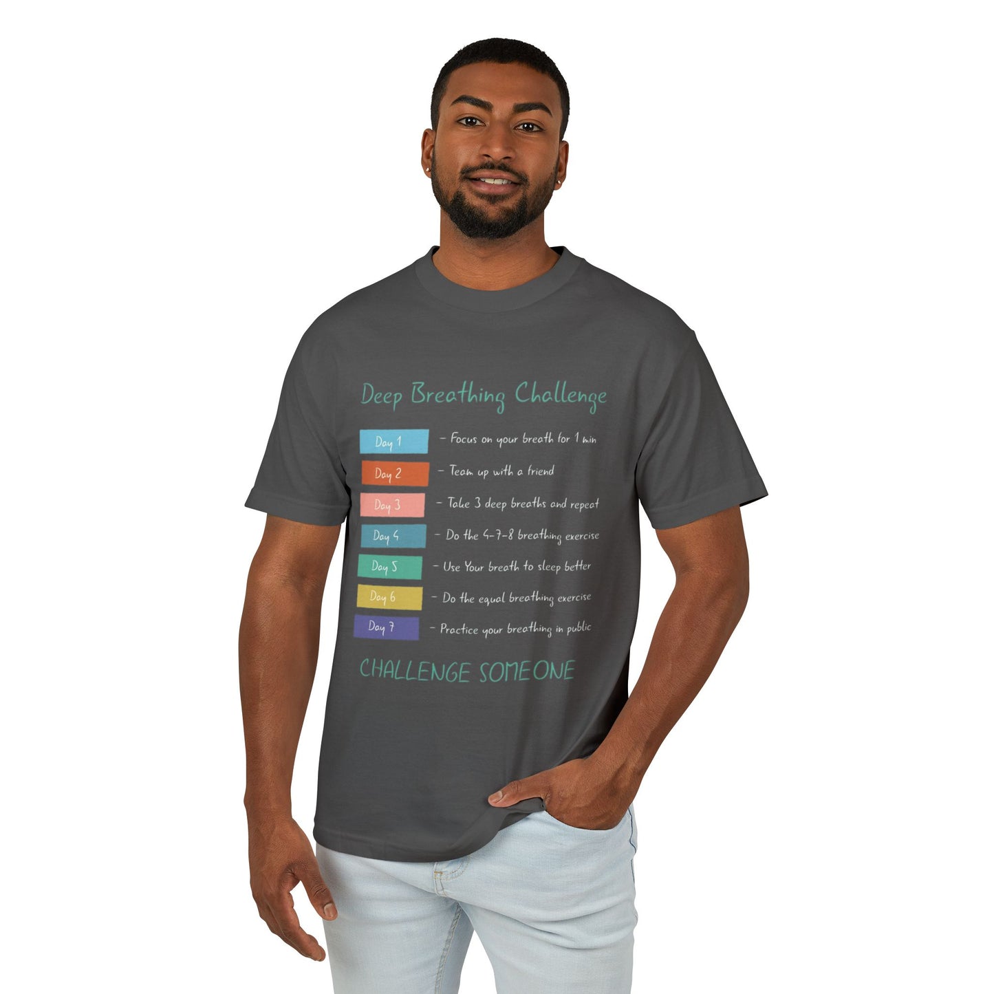 ✨ Let your outfit reflect your inner peace. Mindfulness Reminder Tee - Positive Vibes Everyday, Comfortable Cotton Shirt, Self-Care Gift, Unisex Relaxed Fit, Inspirational Apparel