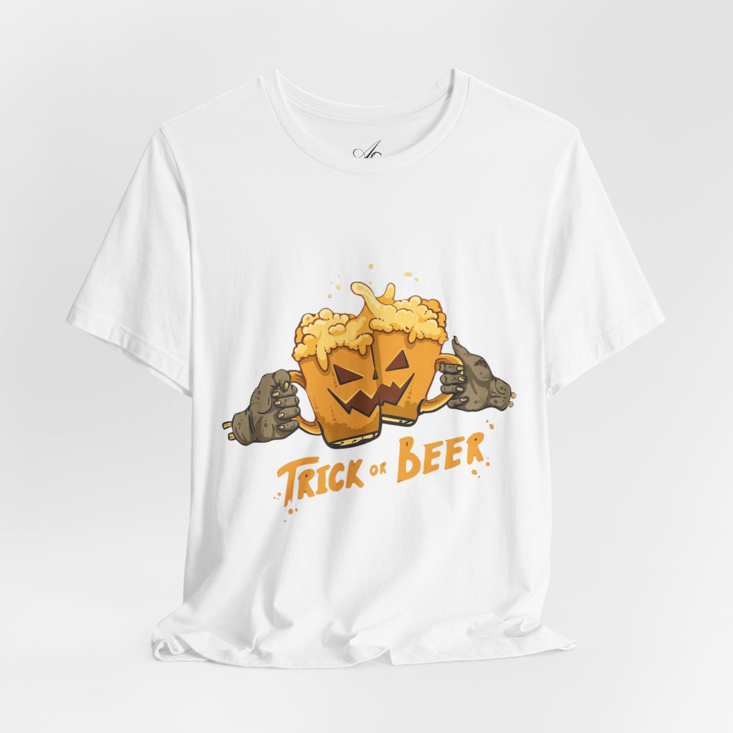 Halloween Beer Tee, Ghostly Fun Shirt, Unisex Graphic T-Shirt, Trick or Treat Apparel, Spooky Celebration Top