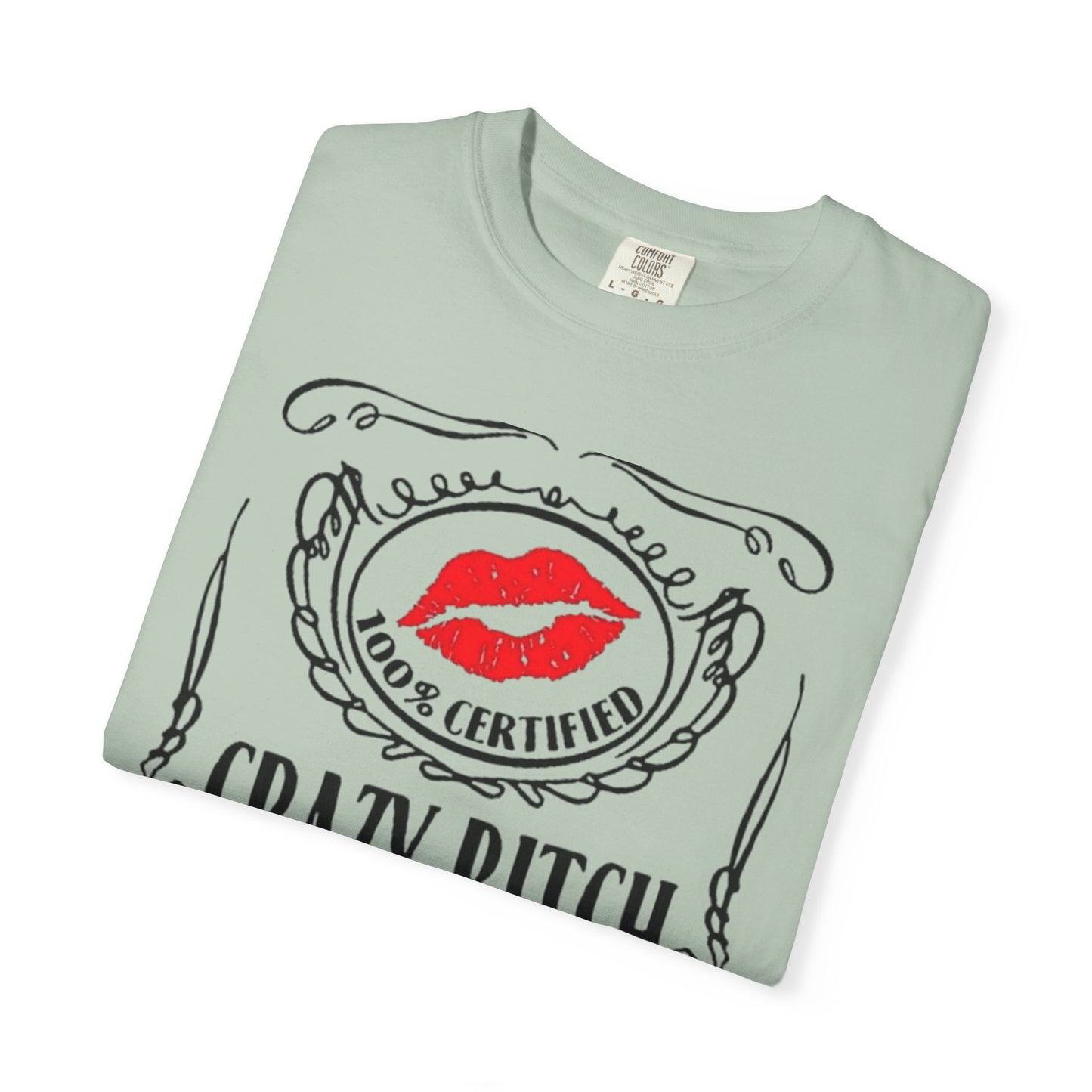 Sarcasm in Style – Funny Graphic Tee" Crazy Bitch Unisex T-Shirt | Fun Casual Wear, Gift for Friends, Birthday Humor Tee, Playful Statement Shirt,