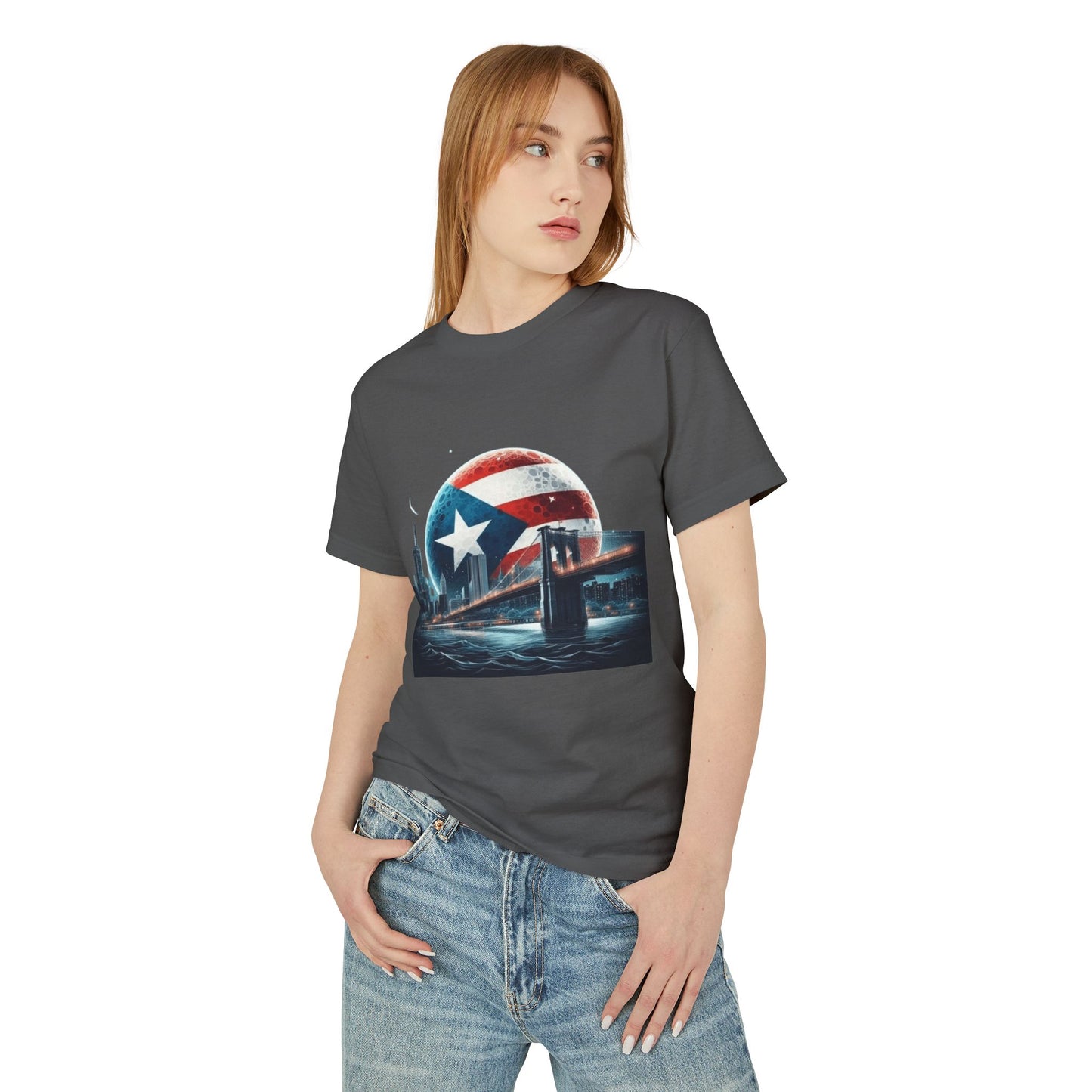 Puerto Rican Pride Heavyweight Cotton Tee, Unisex Vintage Shirt, Casual Wear, Gift for Him/Her, Summer Style, Travel Tee