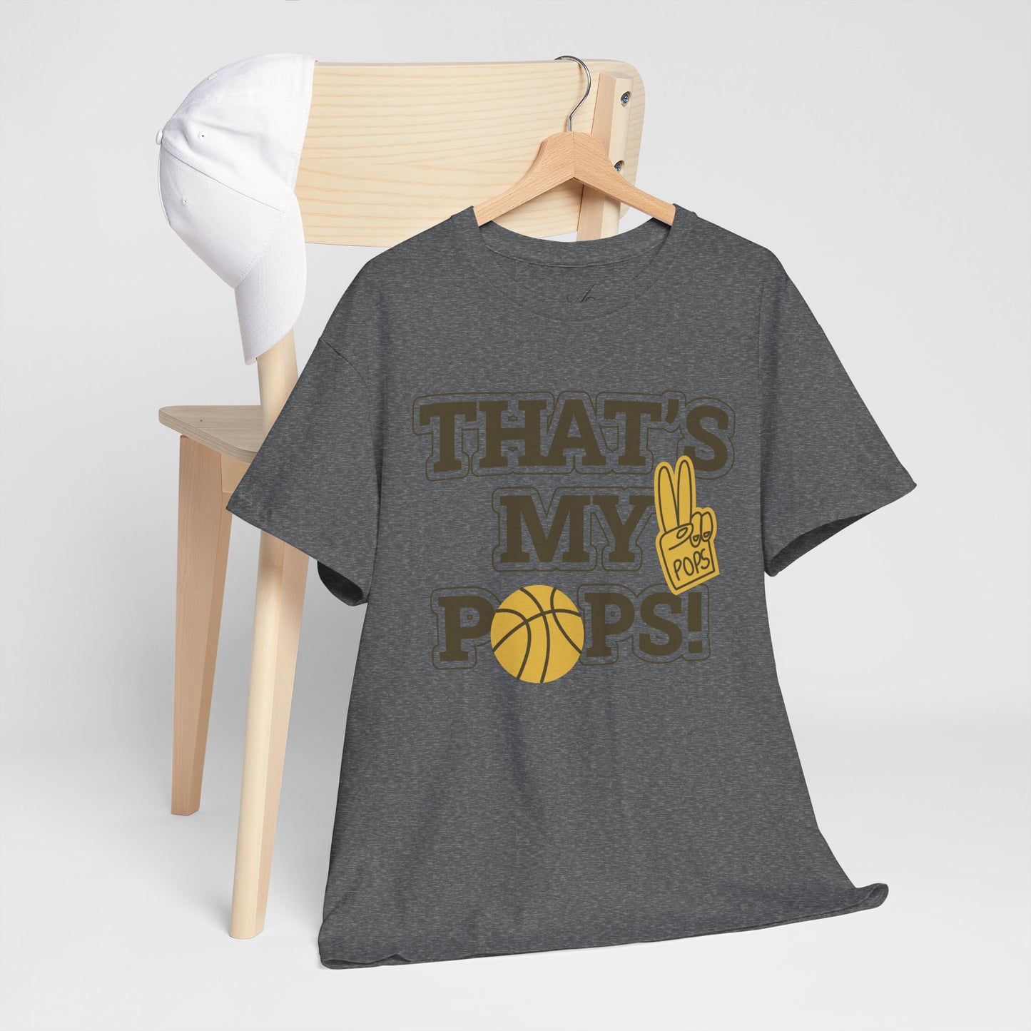 Basketball Dad Tee, Unisex Heavy Cotton T-Shirt for Father's Day, Sports Gift, Father's Day Gift, Family Tee, Casual Wear