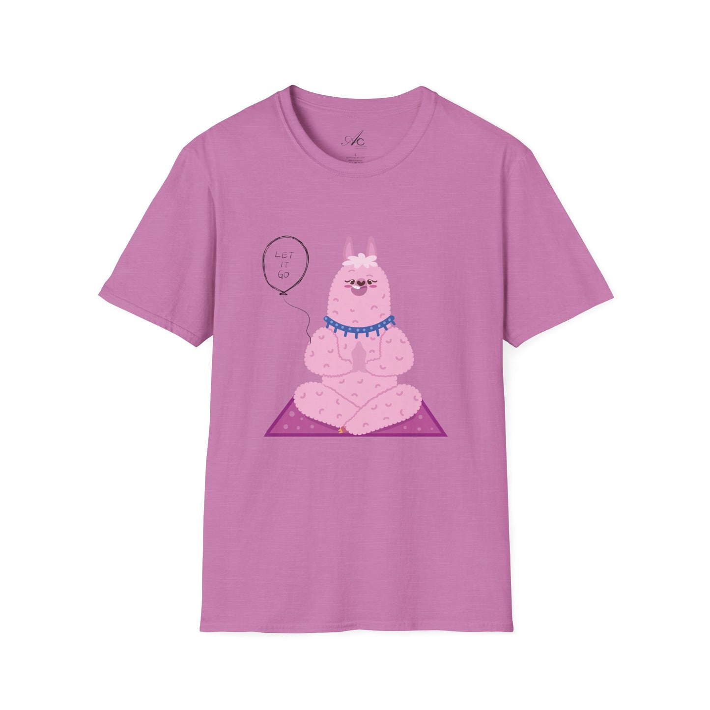 ✨ Let your outfit reflect your inner peace. Meditating Bunny T-Shirt, Softstyle Tee for Relaxation, Chill Vibes Apparel, Perfect Gift for Yoga Lovers, Cute Animal Graphic Tee