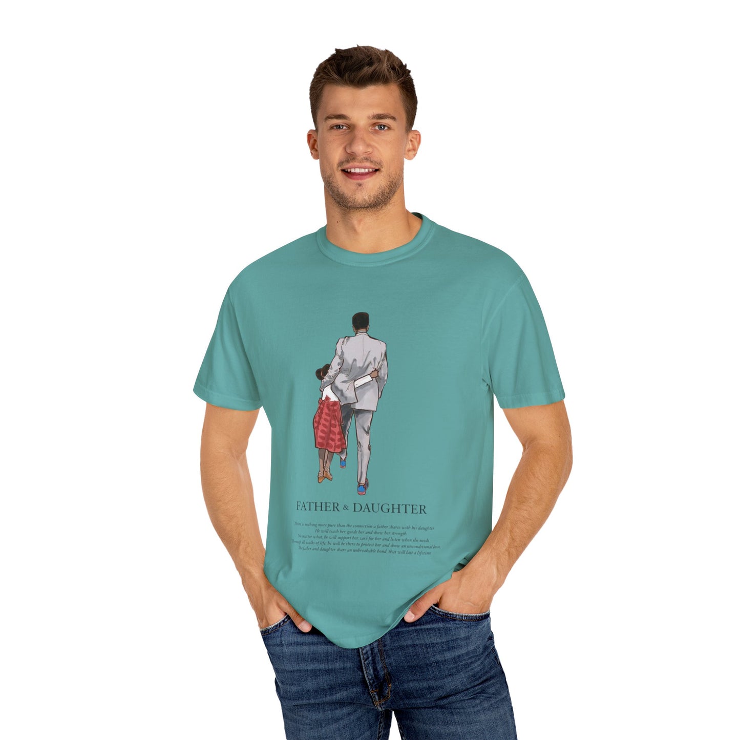 Father & Daughter Unisex T-Shirt, Heartwarming Gift for Dad, Perfect for Father's Day, Family Bonding, Casual Wear