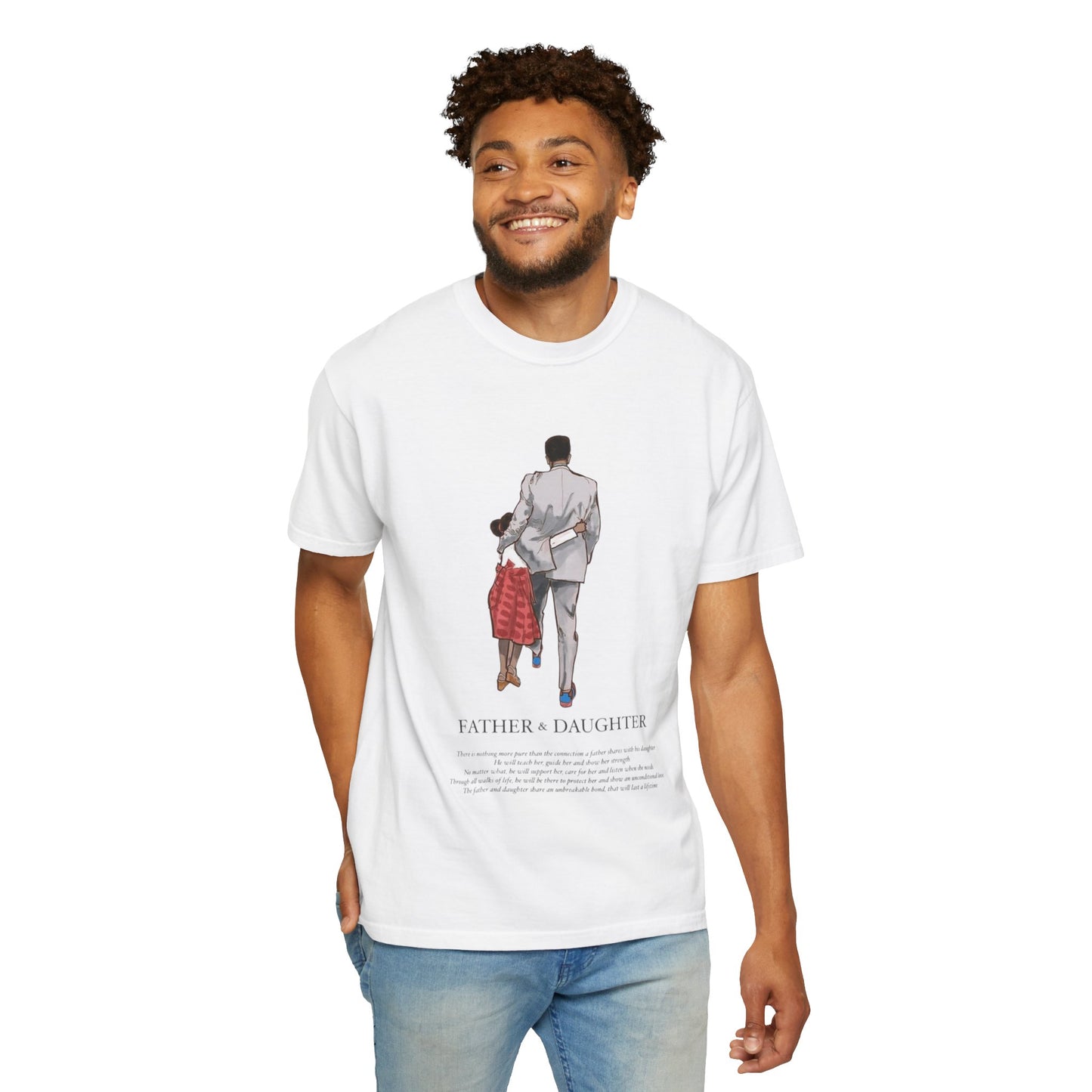 Father & Daughter Unisex T-Shirt, Heartwarming Gift for Dad, Perfect for Father's Day, Family Bonding, Casual Wear