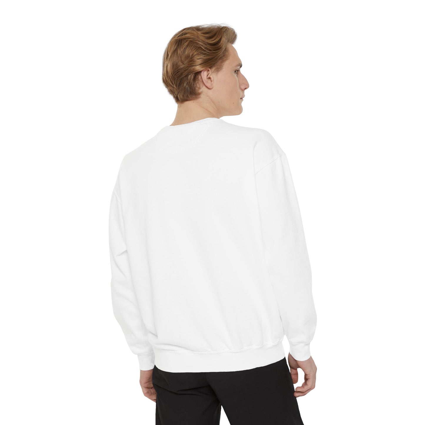 Friends-Inspired Unisex Garment-Dyed Sweatshirt, Cozy Casual Wear, Unique Graphic Sweatshirt, Perfect Gift, Everyday Style