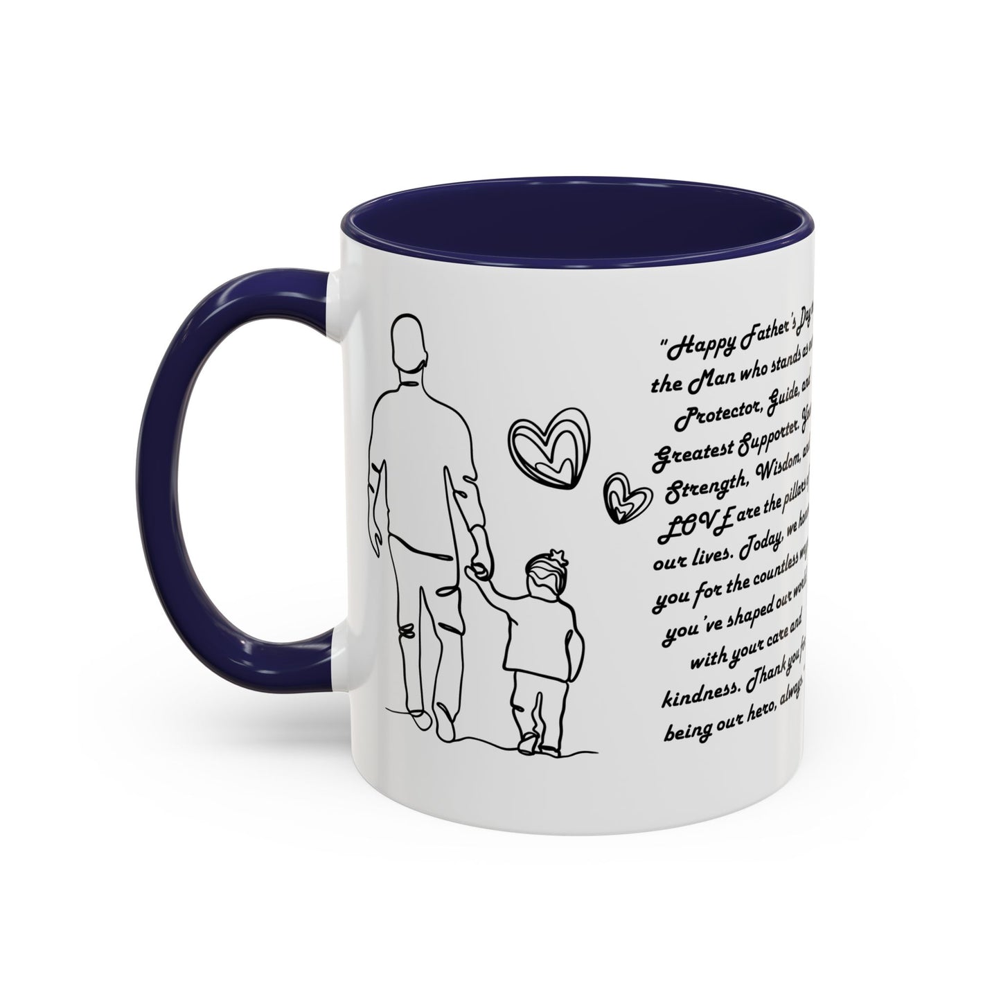 Fathers Day Mug Gift for Dad Funny Fathers Mug Accent Coffee Mug (11, 15oz)